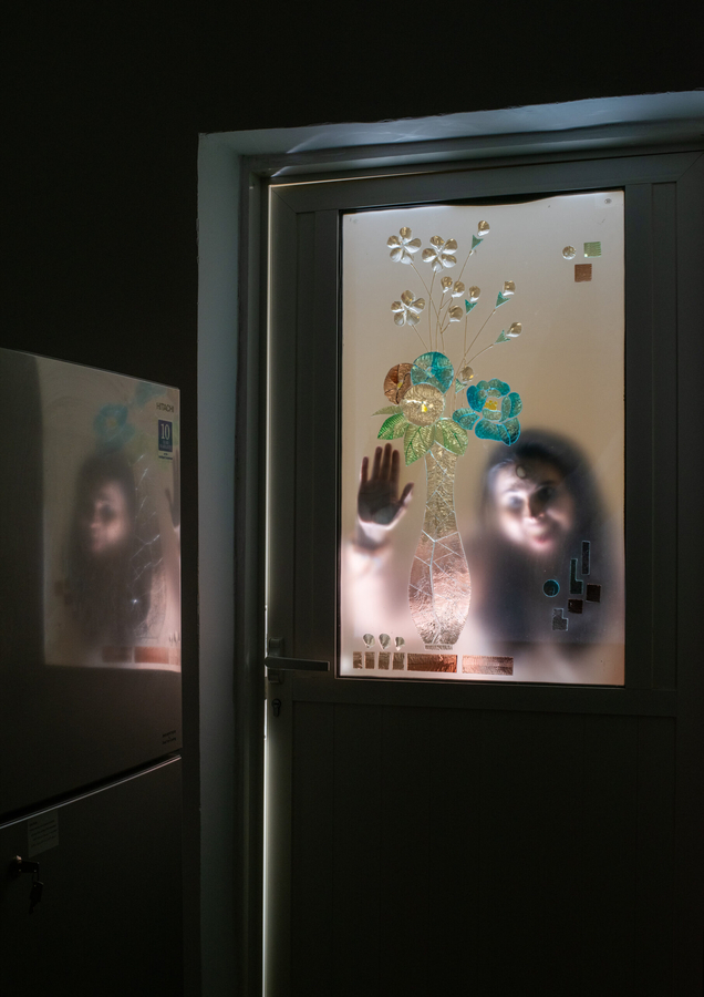 Farah Al Qasimi, Woman in Bathroom Window, 2022. Courtesy of the artist