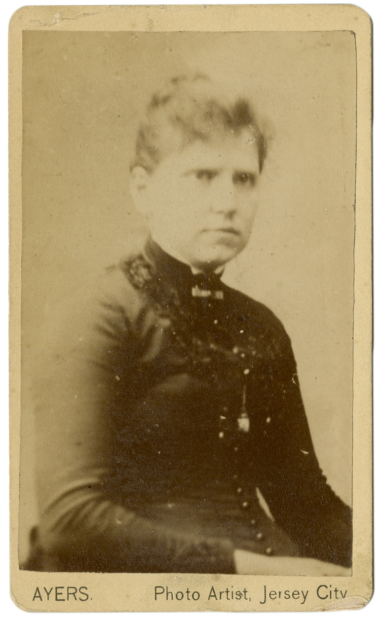 Unidentified photographer, [Arrest identification photograph of Rebecca Shanley alias Carne], 1888 (albumen print mounted on card). Courtesy of the Ontario Provincial Police Museum