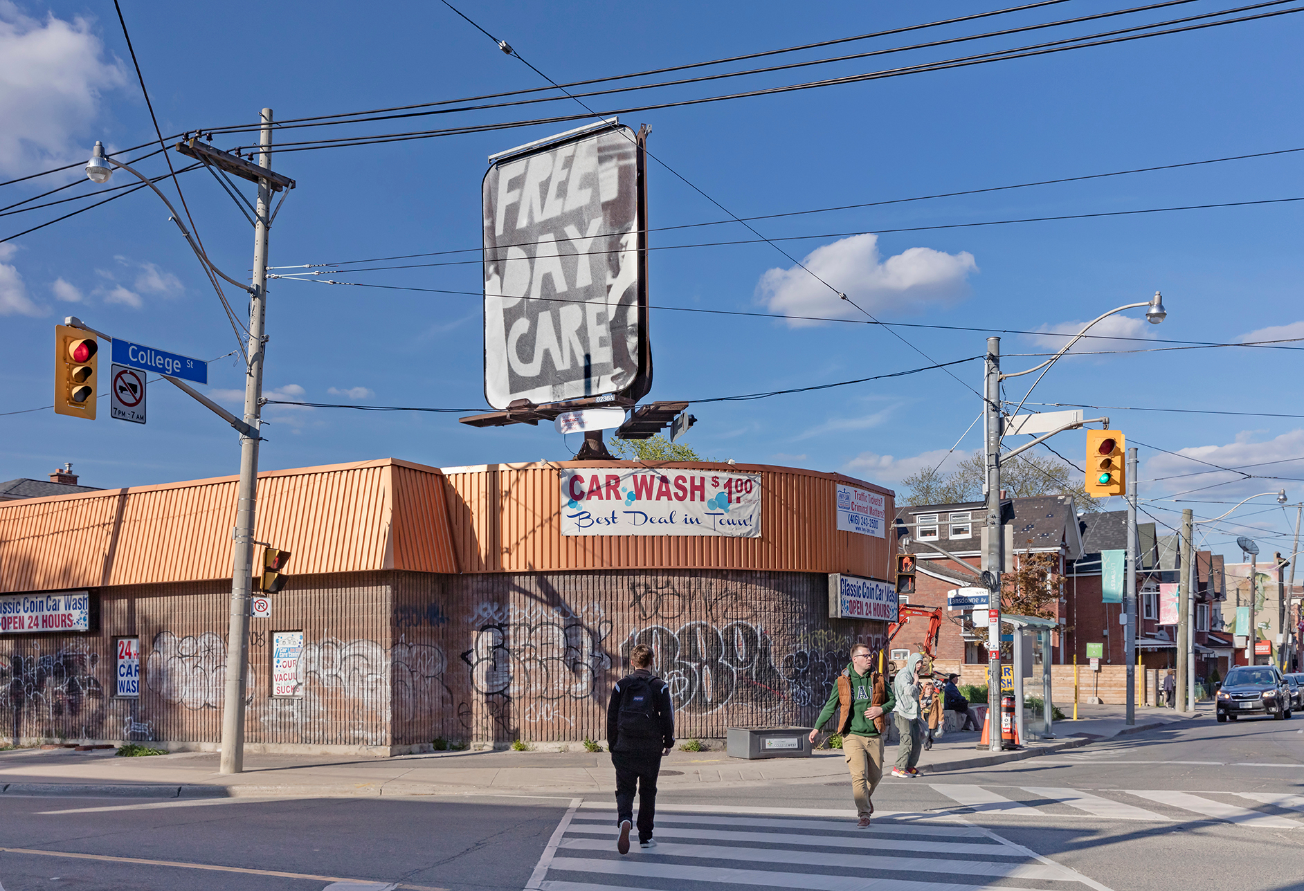     Carmen Winant, XYZ-SOB-ABC, Installation on billboards, Toronto, 2019. Photo: Toni Hafkenscheid. Courtesy CONTACT, the artist.

