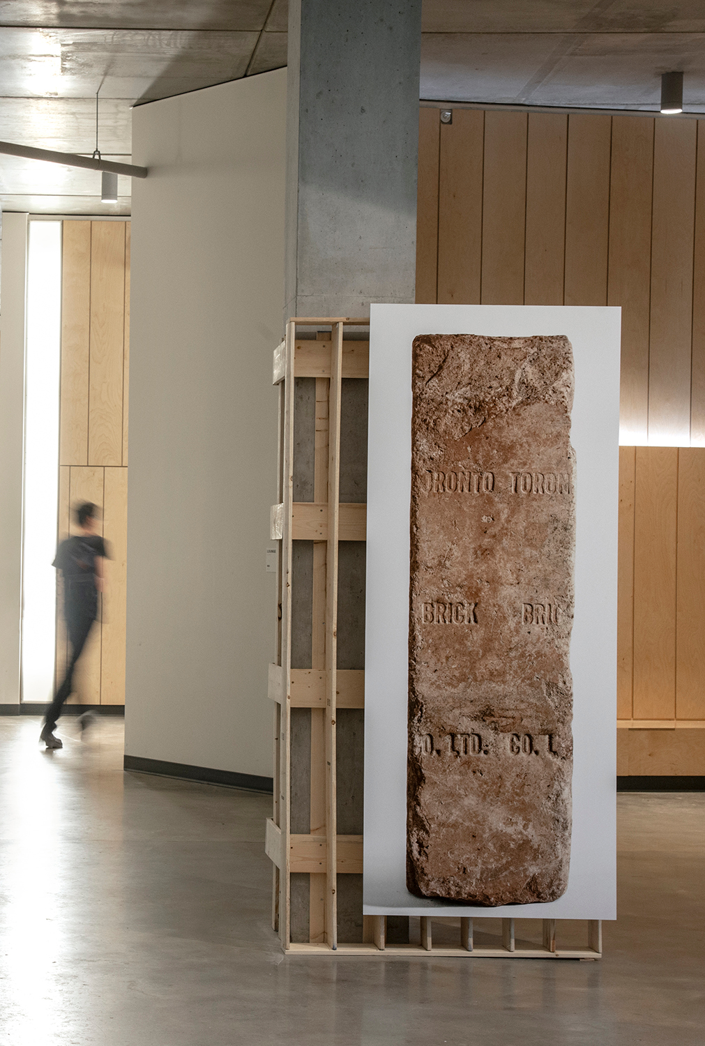     Susan Dobson, Back/Fill, Installation at Daniels Faculty of Architecture, Landscape, and Design, Toronto, 2019. Photo: Susan Dobson. Courtesy CONTACT, the artist.

