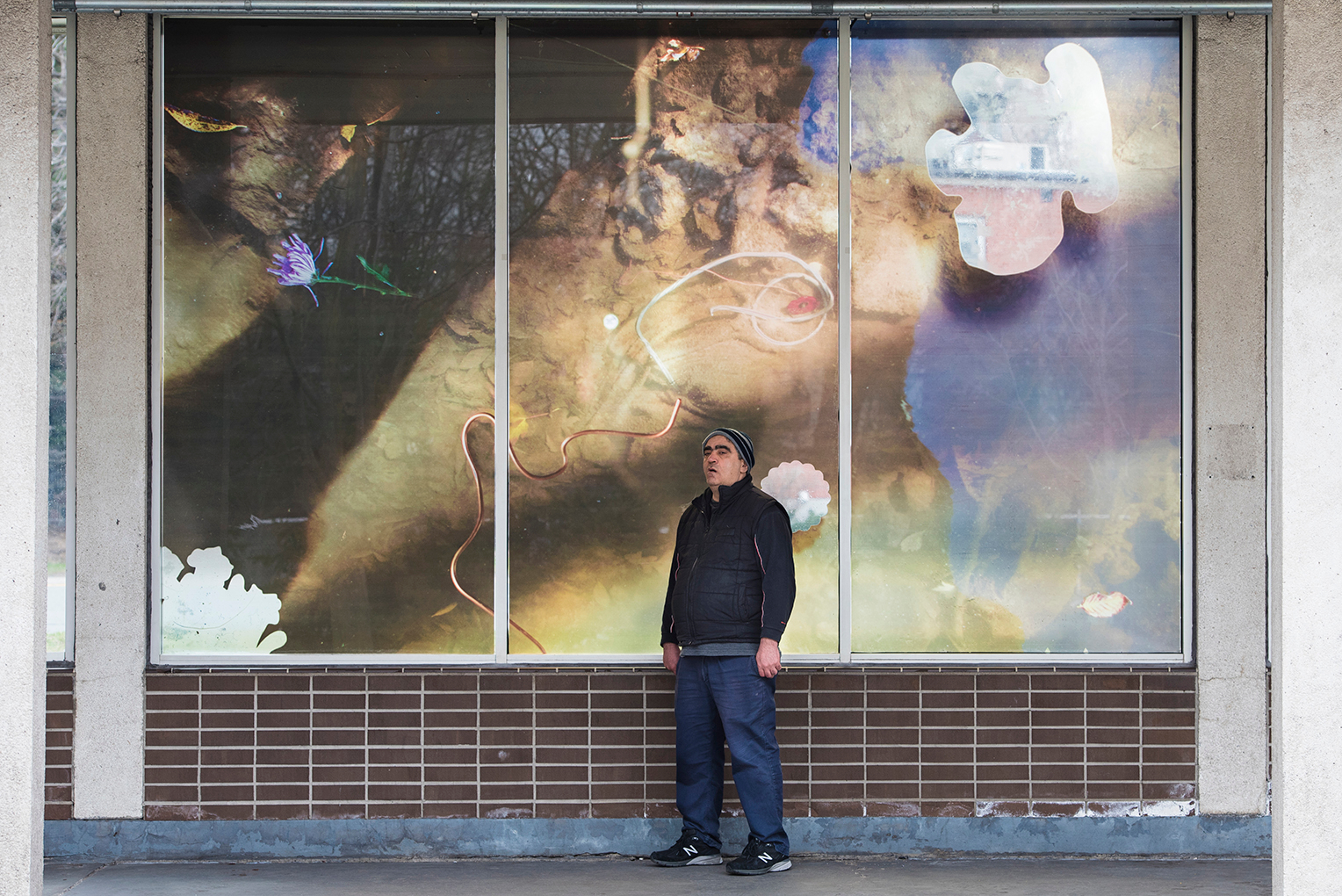     Nadia Belerique, above and below and so on forever, Installation at Castle Frank Bus Station, Toronto, 2019. Photo: Marc Crabtree. 

