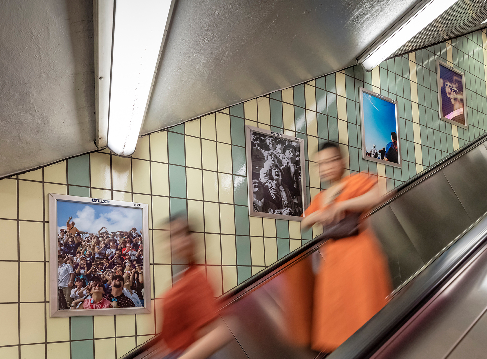     Bianca Salvo, The Universe Makers, Installation at Osgoode subway station, Toronto, 2019. Photo: Toni Hafkenscheid. 

