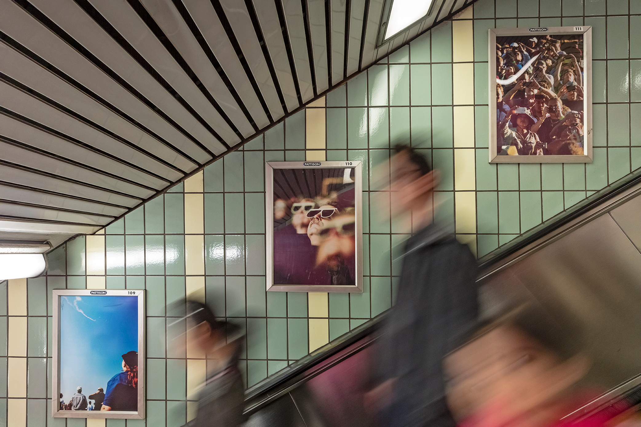     Bianca Salvo, The Universe Makers, Installation at Osgoode subway station, Toronto, 2019. Photo: Toni Hafkenscheid. 

