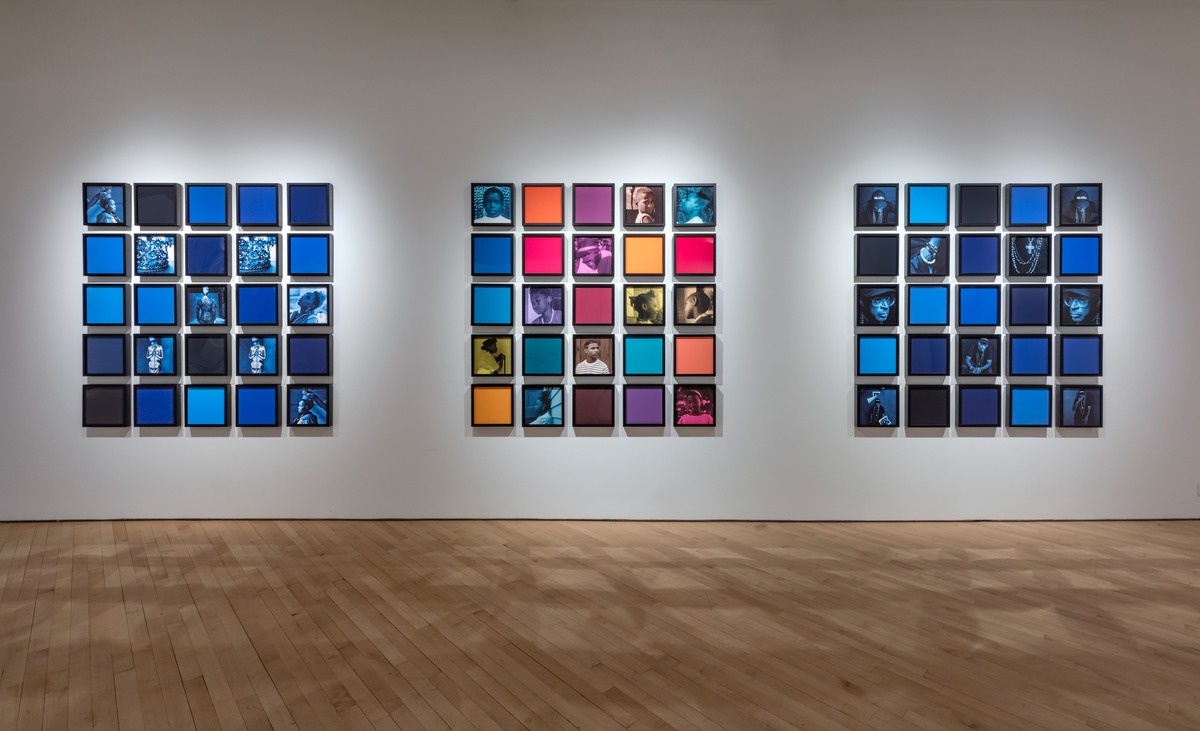     Carrie Mae Weems, Installation view of Blending the Blues, CONTACT Gallery, Toronto, May 1 &#8211; July 27, 2019. Photo: Toni Hafkenscheid. Courtesy CONTACT, the
artist, and Jack Shainman Gallery, New York, NY.


