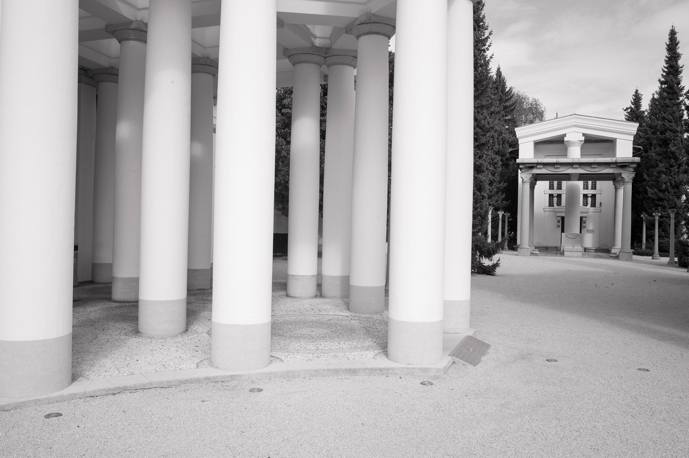     Geoffrey James, The Entrance to Zåle Cemetery, 2015. Courtesy of the artist and Stephen Bulger Gallery.

