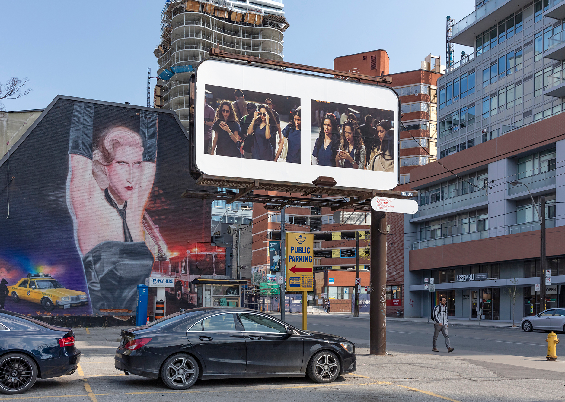     Peter Funch, 42nd and Vanderbilt, Installation on Church Street corridor, Toronto, 2019. Photo: Toni Hafkenscheid. Courtesy CONTACT, the artist and V1 Gallery.

