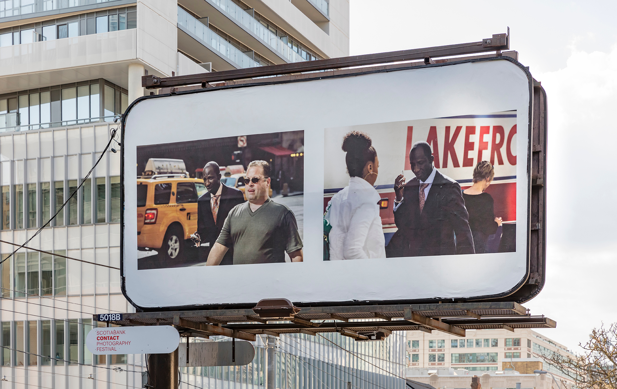     Peter Funch, 42nd and Vanderbilt, Installation on Church Street corridor, Toronto, 2019. Photo: Toni Hafkenscheid. Courtesy CONTACT, the artist and V1 Gallery.

