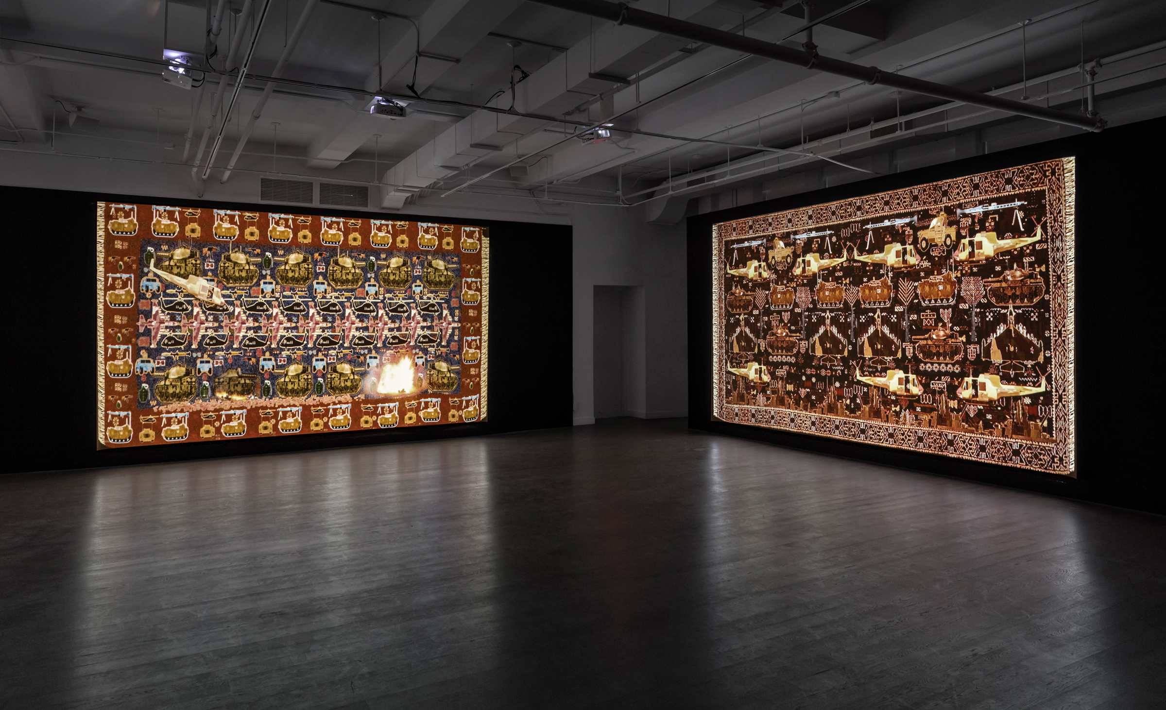     Installation view, Nevet Yitzhak, WarCraft, Photo: Toni Hafkenscheid.

