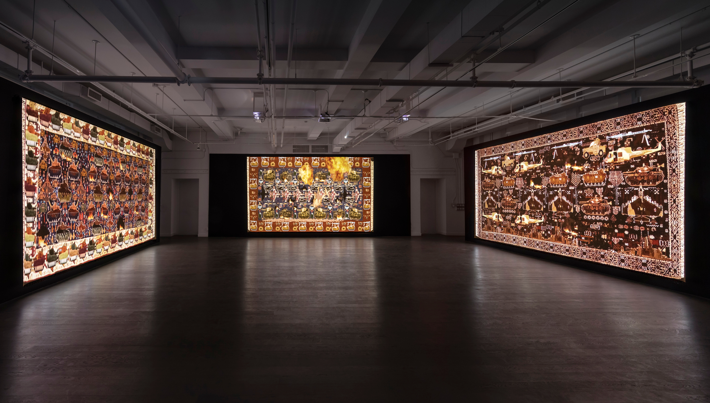     Installation view, Nevet Yitzhak, WarCraft, Photo: Toni Hafkenscheid.

