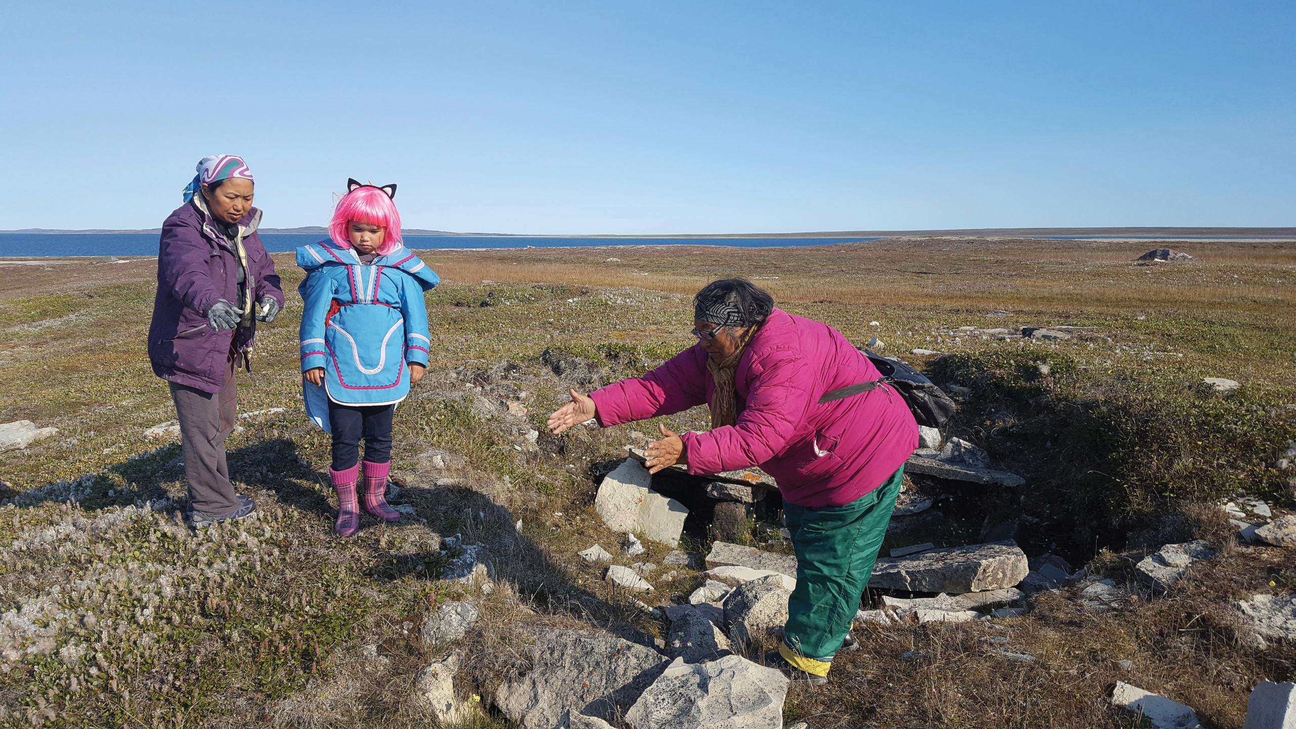     Arnait Video Productions, Tia and Piujuq, 2018. Film Still. © Arnait Video Productions. Courtesy of Arnait Video Productions.

