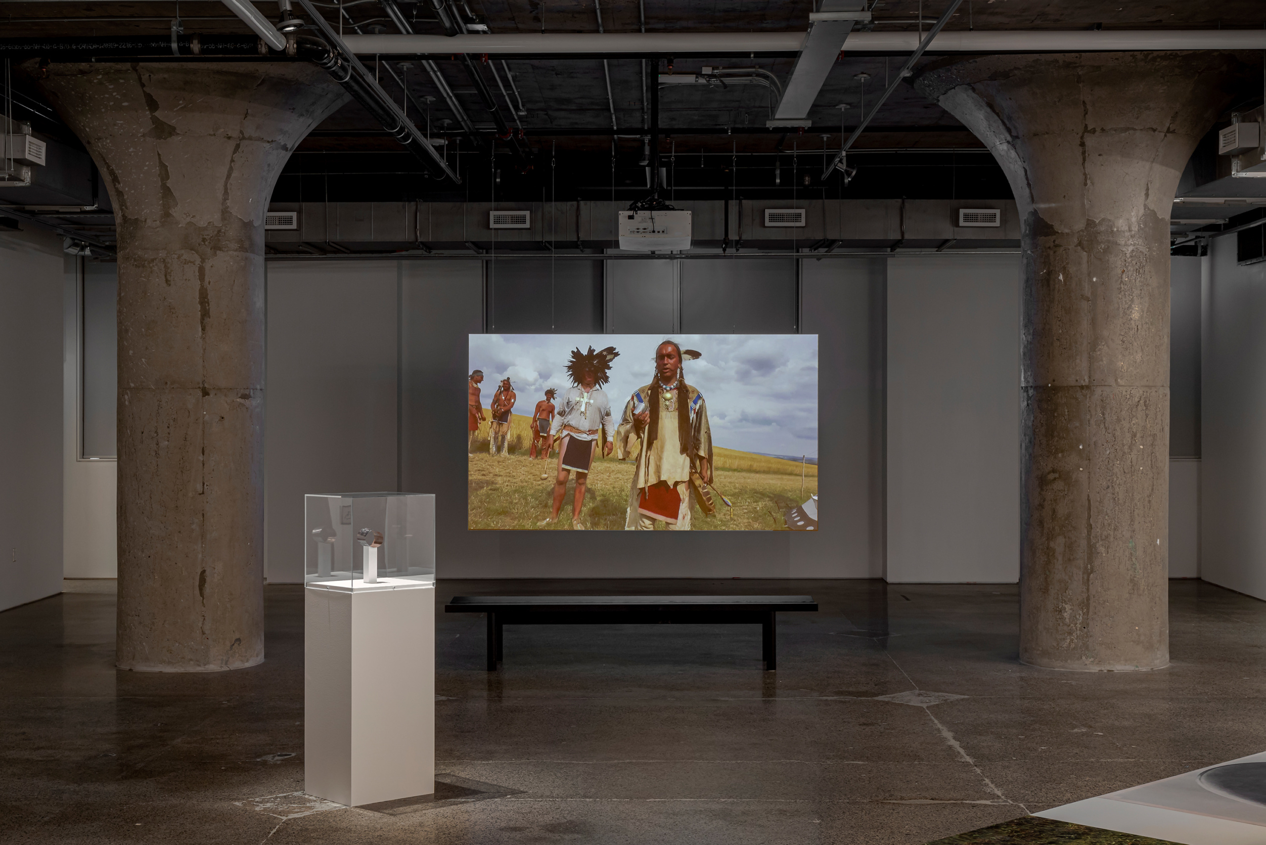 Krista Belle Stewart, Truth to Material, installation view, Museum of Contemporary Art Toronto, 2020–21. Courtesy of the artist and MOCA. Photo: Toni Hafkenscheid
