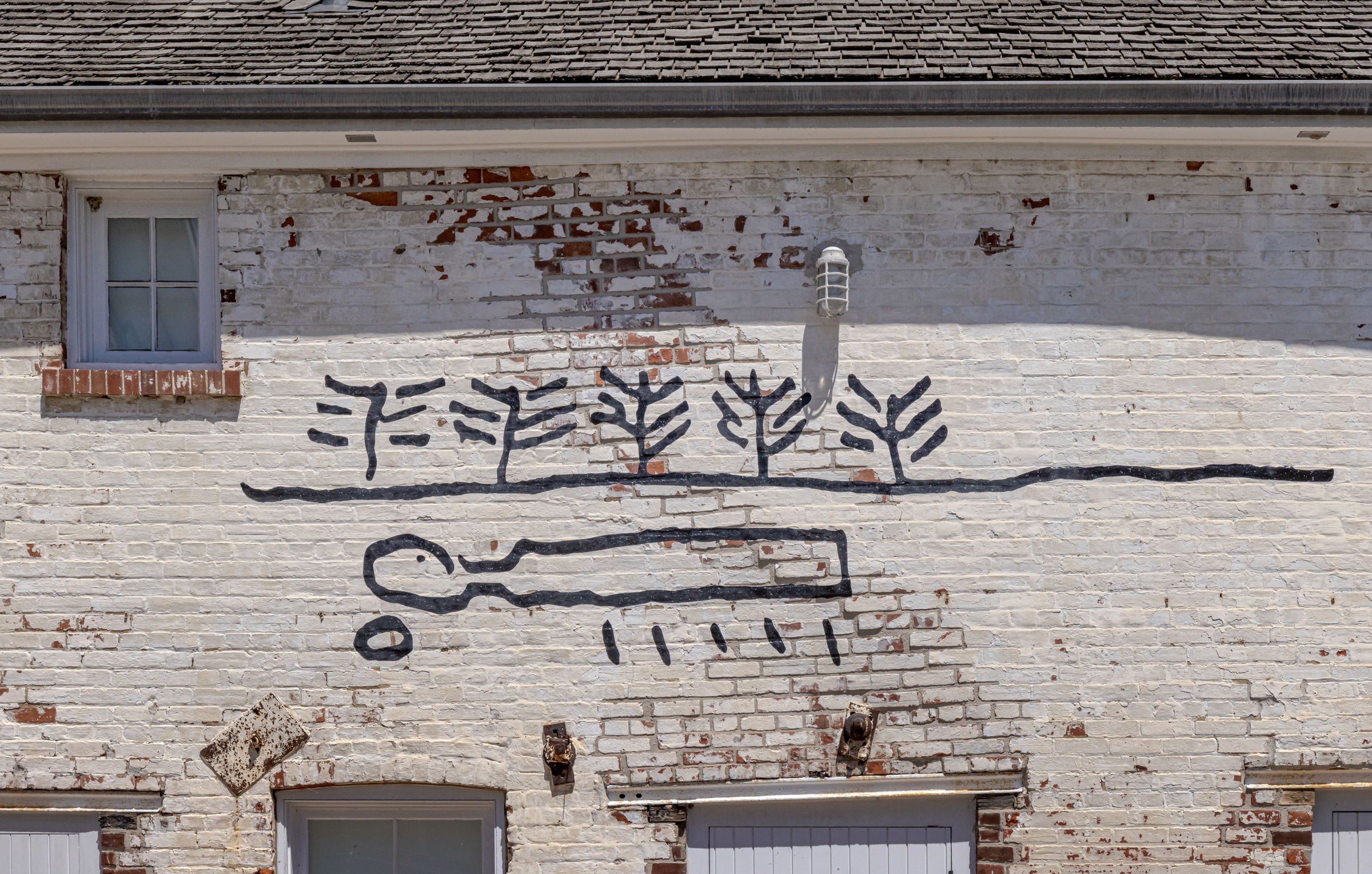     Greg Staats, for at least one day, you should continue to breathe clearly, installation at Todmorden Mills Heritage Site, Toronto 2021. Courtesy of the artist and CONTACT. Photo: Toni Hafkenscheid

