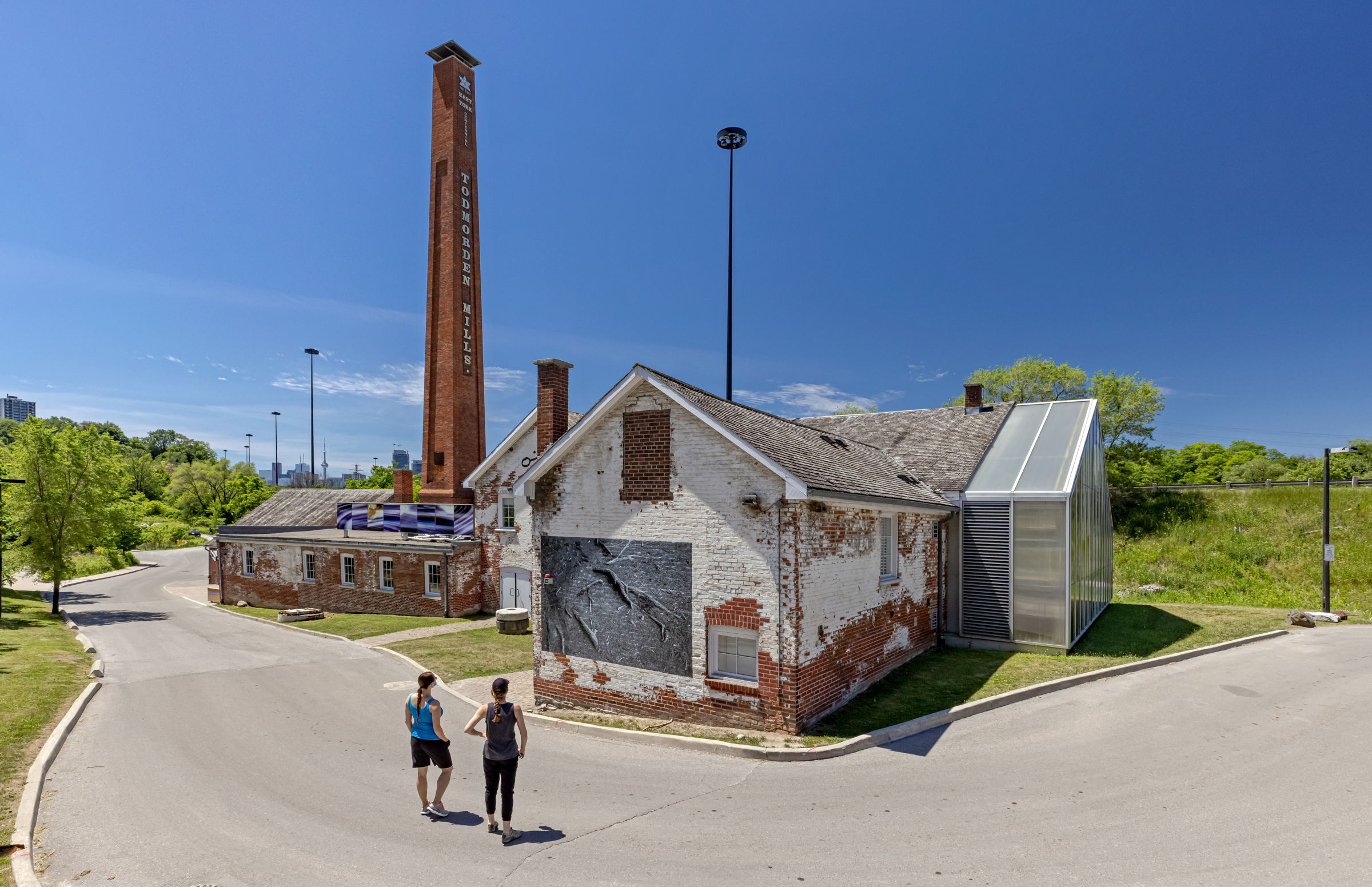     Greg Staats, for at least one day, you should continue to breathe clearly, installation at Todmorden Mills Heritage Site, Toronto 2021. Courtesy of the artist and CONTACT. Photo: Toni Hafkenscheid

