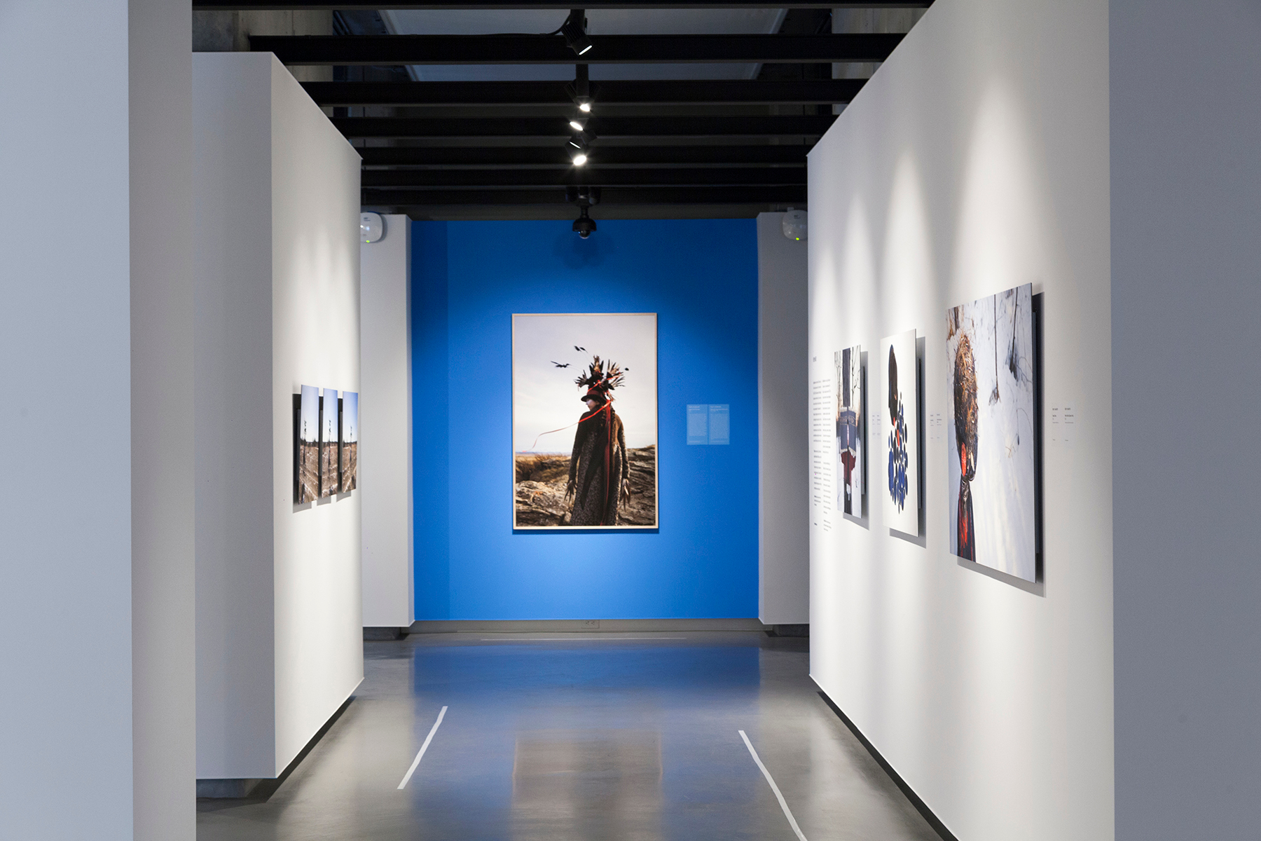     Meryl McMaster, New Generation Photography Award, Exhibition at On Site Gallery, May &#8211; June 2018. Photo by Yuula Benivolski

