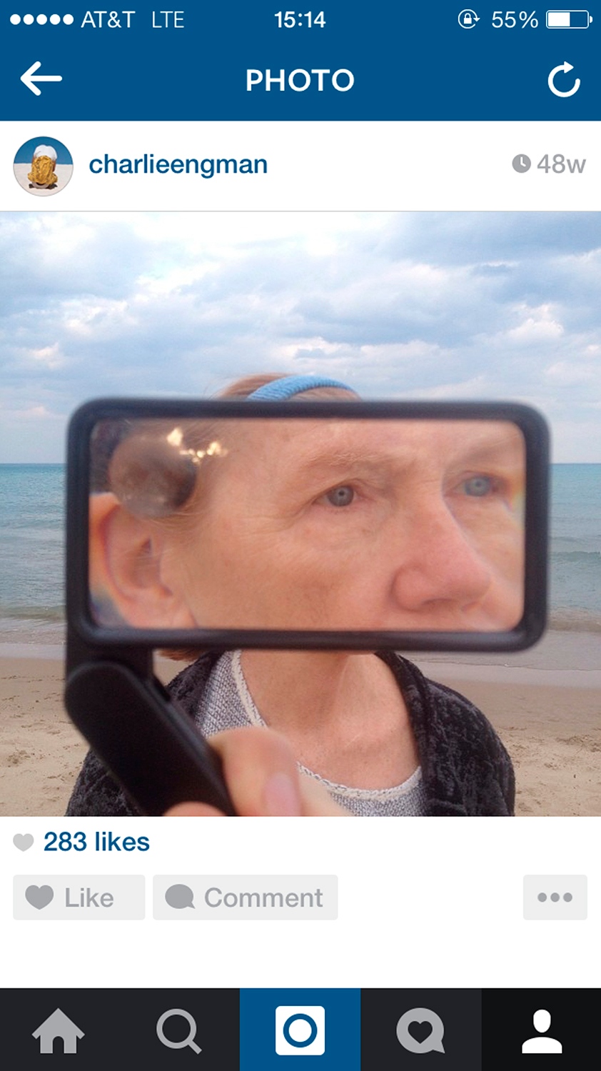     Charlie Engman, Mom on Instagram, 2014. Courtesy of the artist. 

