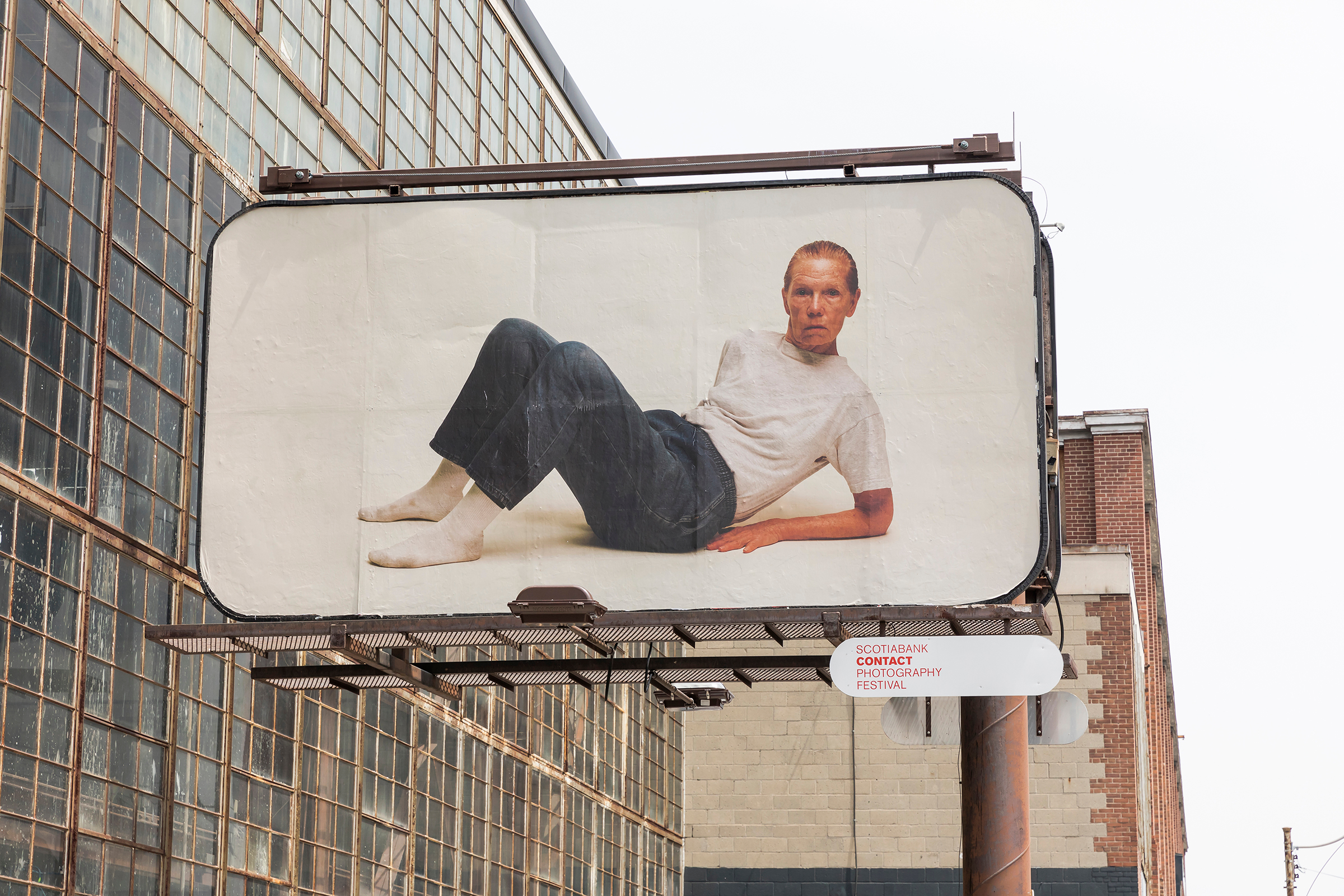     Charlie Engman, Mom, 2018. Installation on billboards at Dovercourt Rd and Dupont St, Toronto. Photo by Toni Hafkenscheid. 

