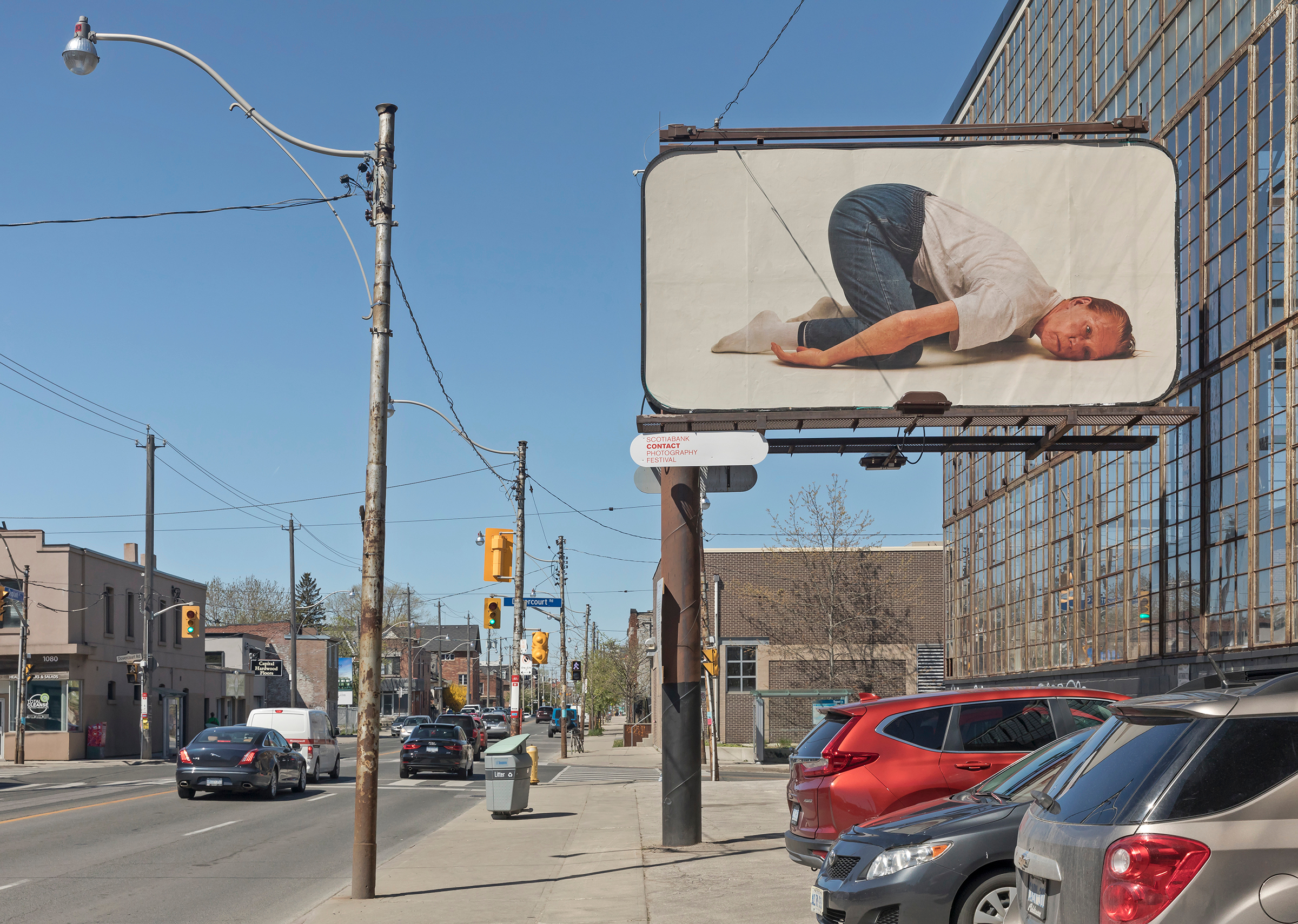     Charlie Engman, Mom, 2018. Installation on billboards at Dovercourt Rd and Dupont St, Toronto. Photo by Toni Hafkenscheid. 

