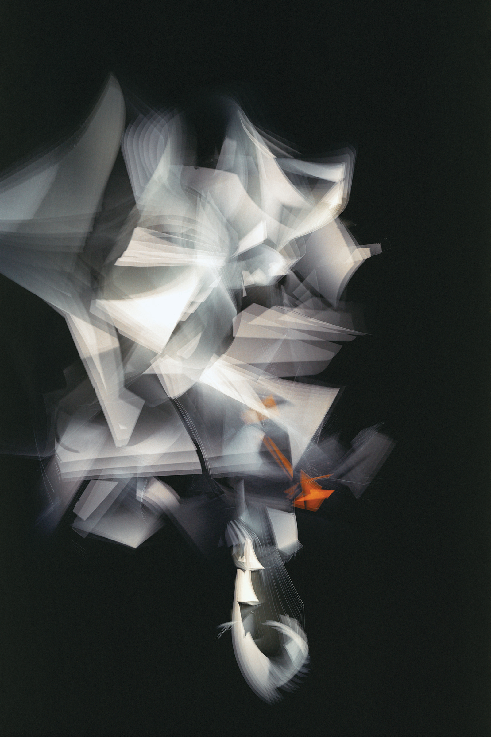     Adam Swica, White to Orange Reflex, 2018. Archival pigment print, 54 × 36&#8243;. Courtesy of the artist and Christie Contemporary.

