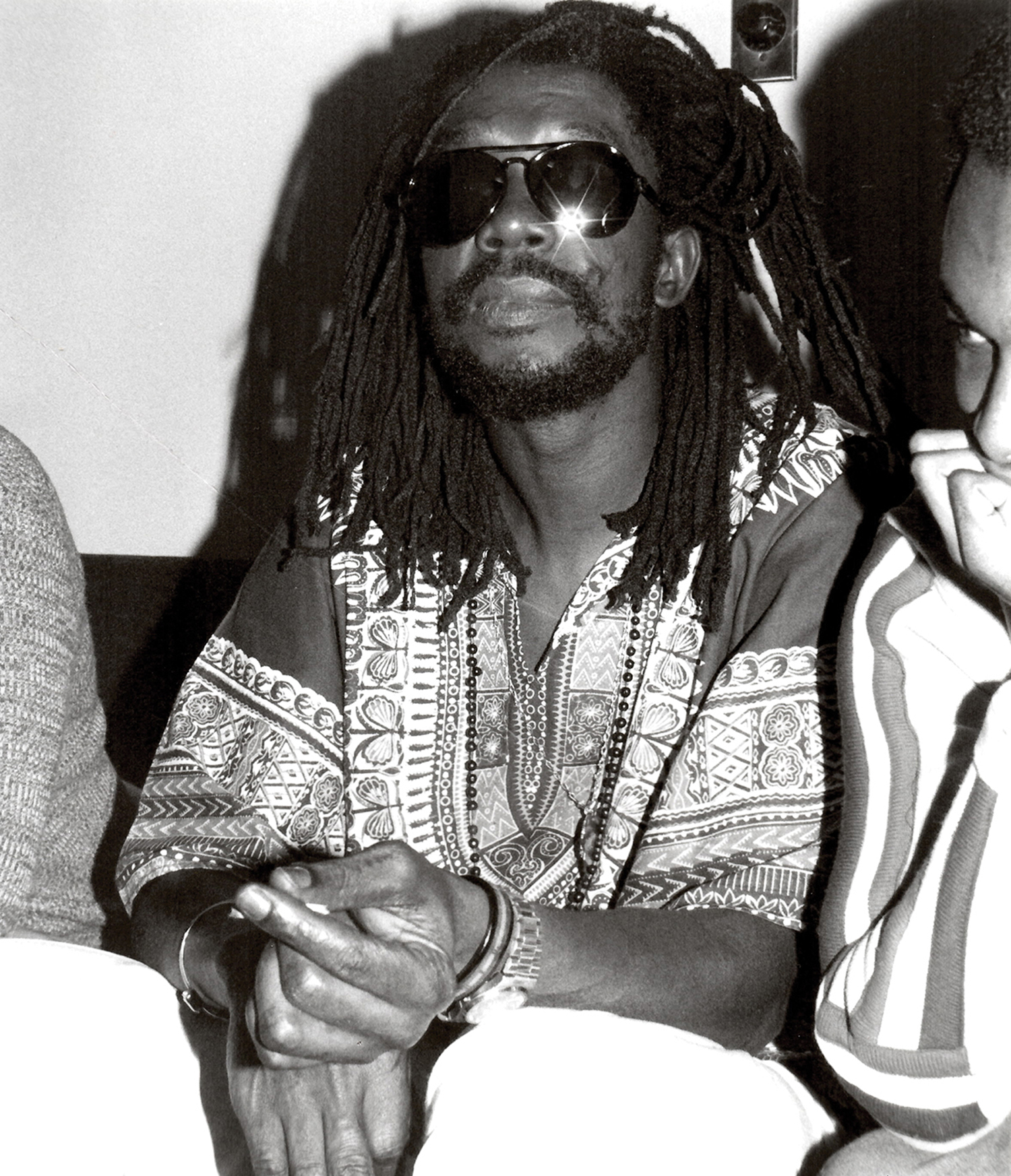     Diane Liverpool, Peter Tosh at O&#8217;Keefe Centre, 1981. Silver gelatin print, 8&#215;10&#8243;. © Diane Liverpool. 

