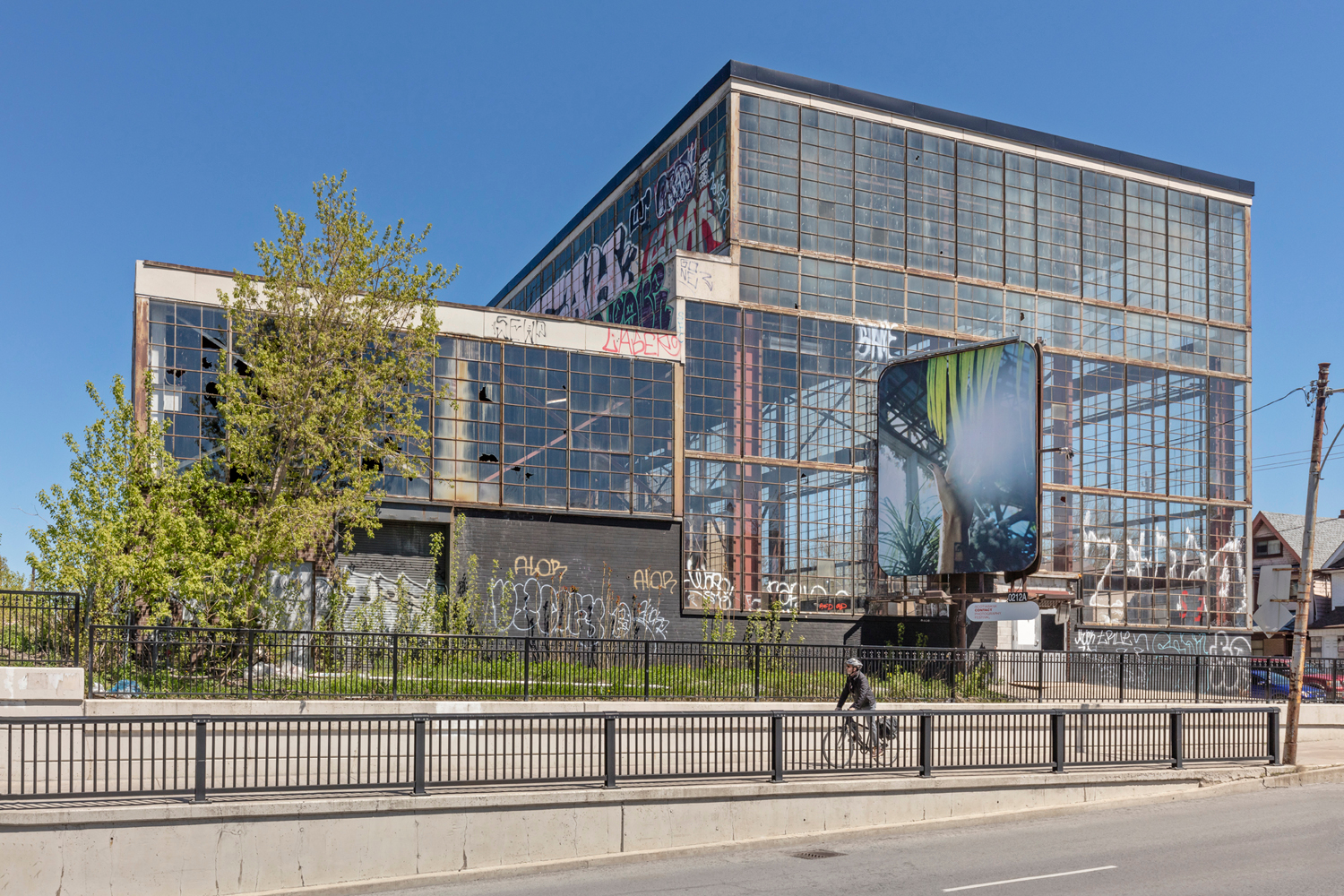     Steven Beckly, New Romantics, installation view of 4 billboards at Dovercourt Rd and Dupont St. 2017. Photo by Toni Hafkenscheid. 

