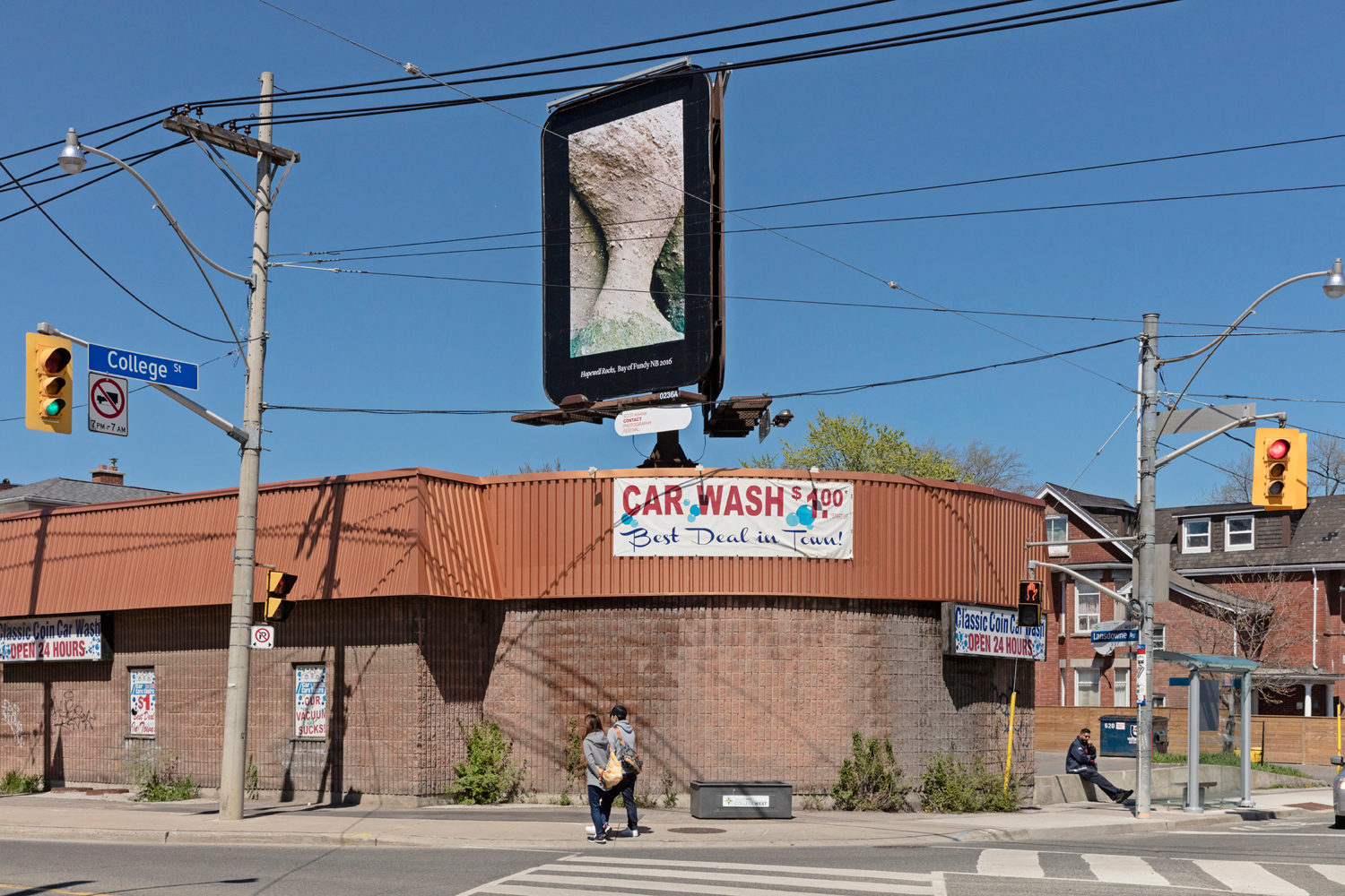     Seth Fluker, Blueberry Hill, installation view of 6 billboards in Toronto. Lansdowne Ave at College and Dundas St W. 2017. Photo by Toni Hafkenscheid. 

