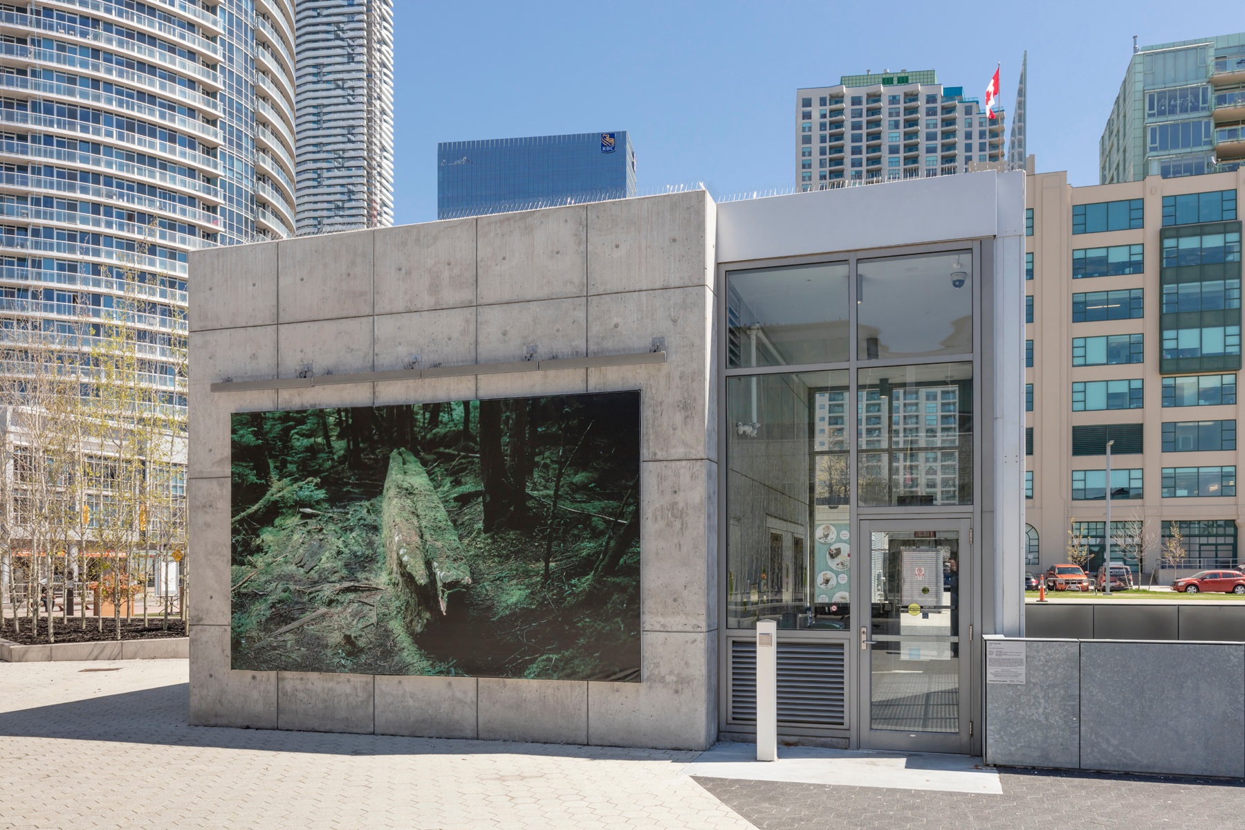     Johan Hallberg-Campbell, Coastal, Installation view at Harbourfront Centre, parking pavilion, 2017. Photo by Toni Hafkenscheid. 

