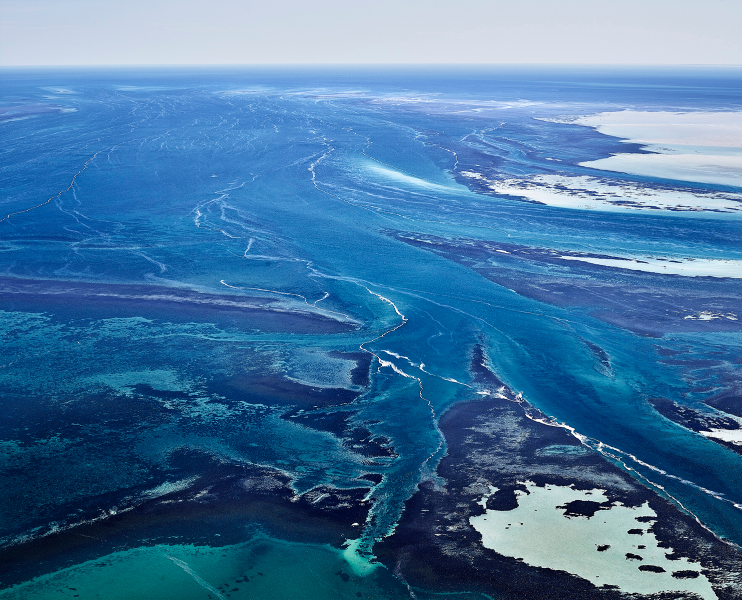     David Burdeny, Shark Bay 02, Gascoyne, Western Australia, 2016. Archival Pigment Print, 44&#215;55&#8243;.

