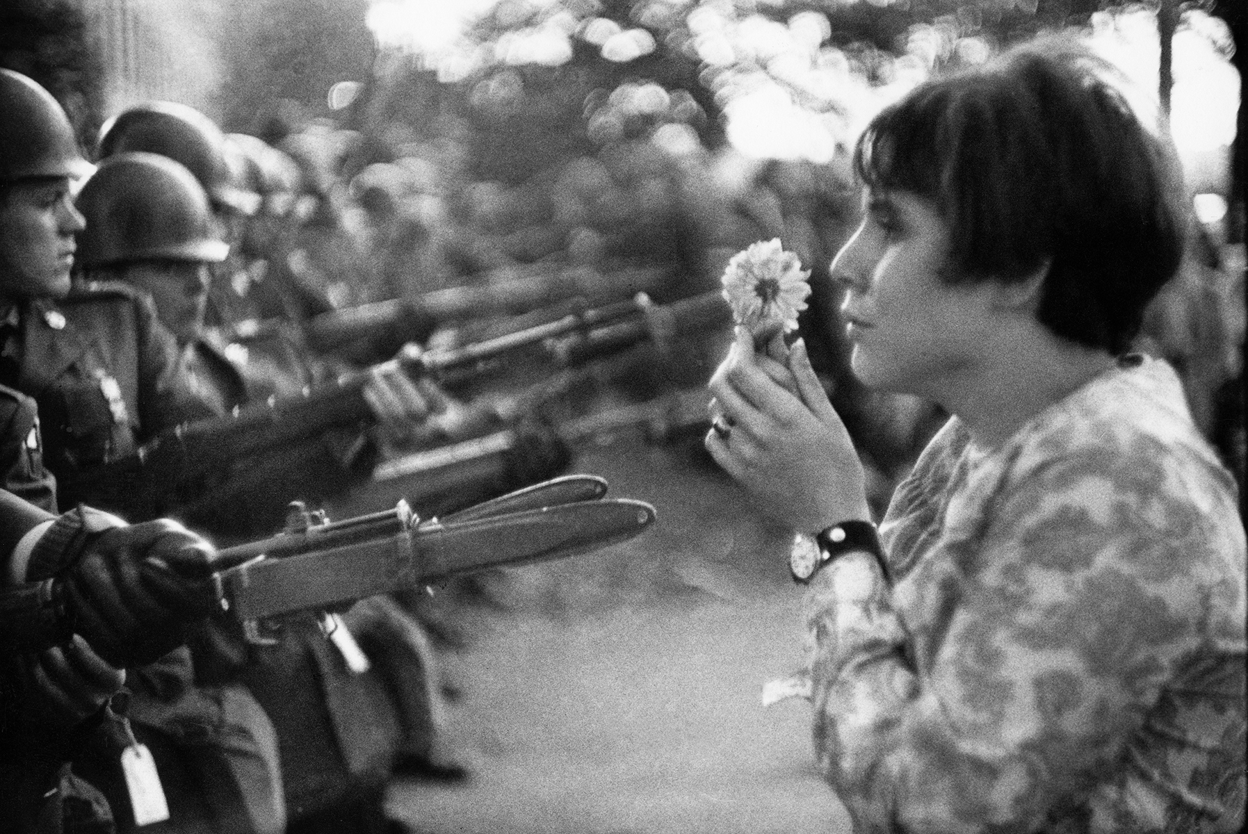     Peace march against the Vietnam War, 1967.

