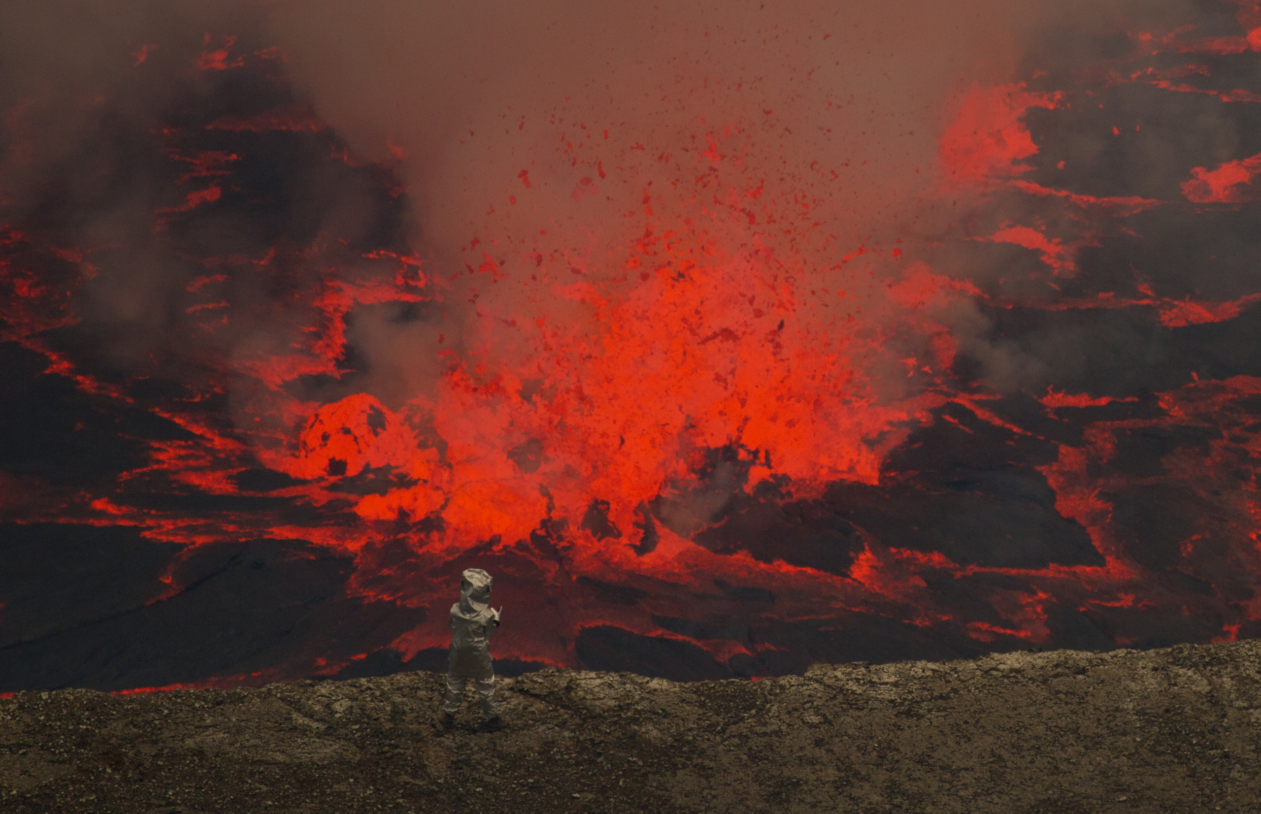     Mark Robinson, Nyiragongo Lake, 2016

