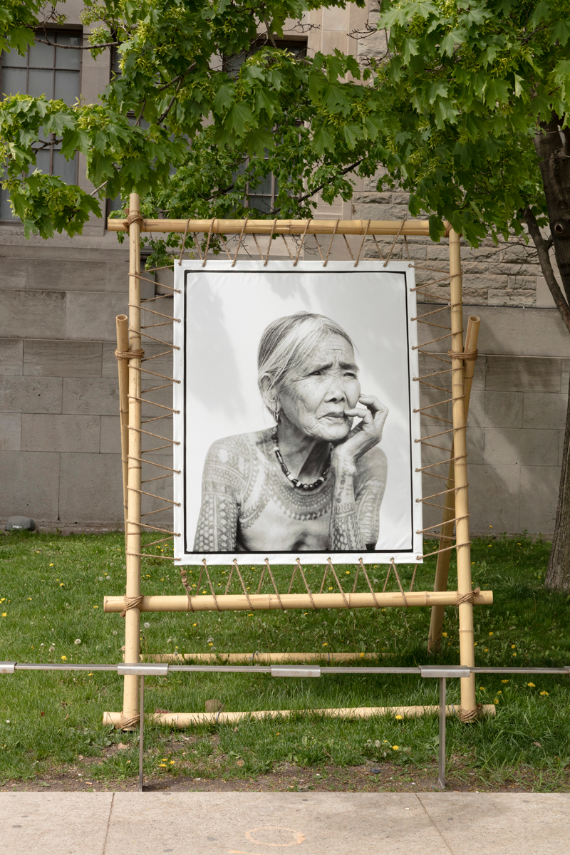     Installation view of Jake Verzosa's, The Last Tattooed Women of Kalinga, Photo: Toni Hafkenscheid

