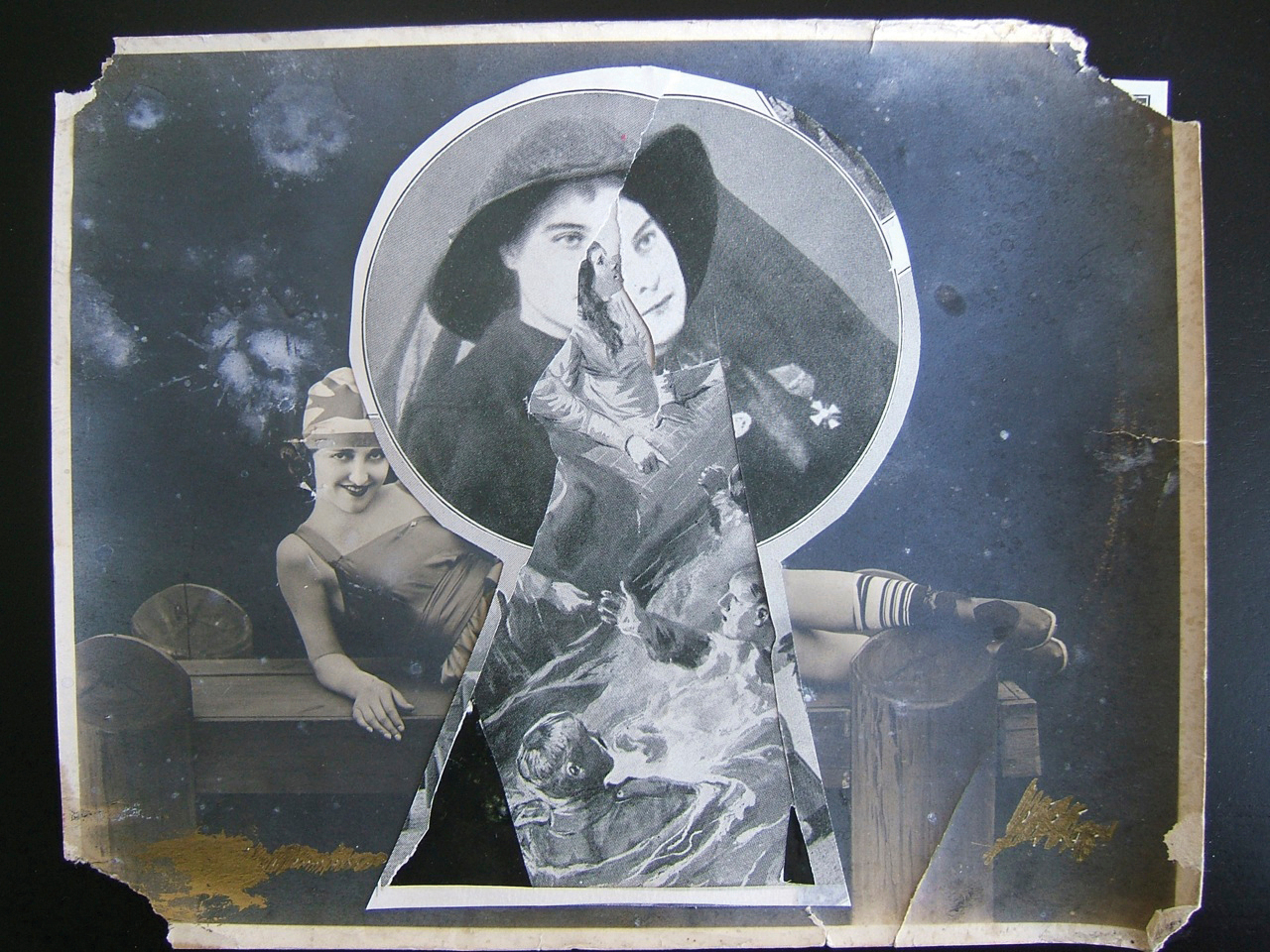     Guy Maddin, Keyhole, 2007. Collage, 8 x 11”. Courtesy of the artist and Lisa Kehler Art + Projects.

