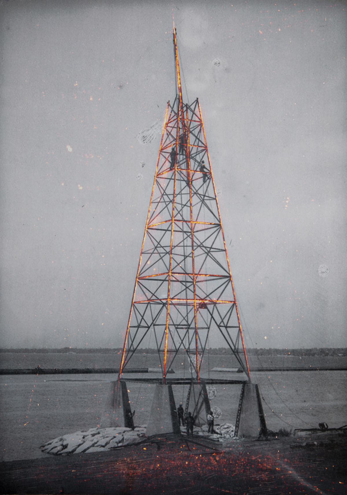     Ryan Van der Hout, Hydro Tower, 2015. Unique etched chromogenic print, 40 x 65”.

