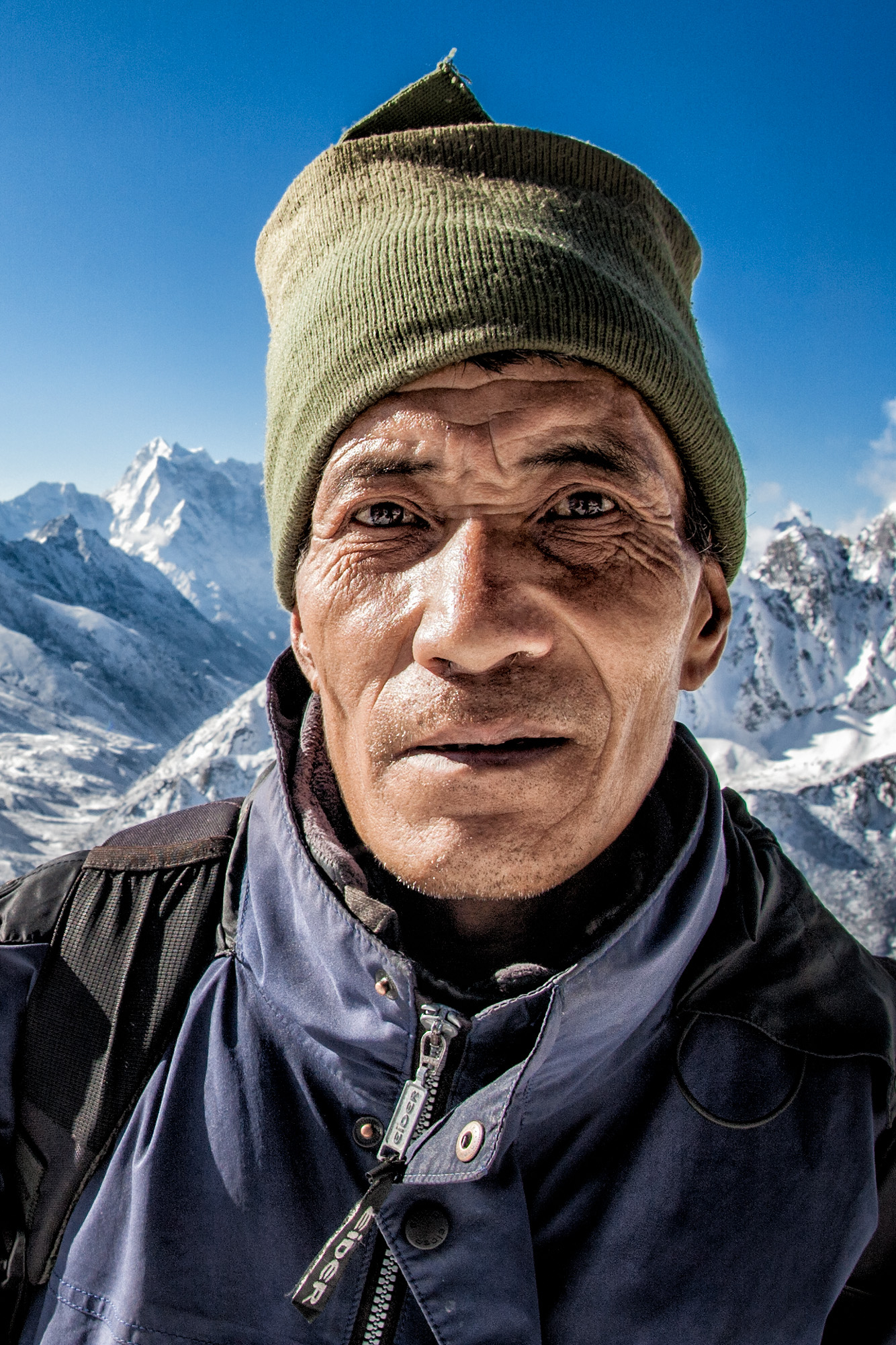     Kristin Lau, A Sherpa Guide, Everest Region, Gokyo Ri, Nepal, 2012

