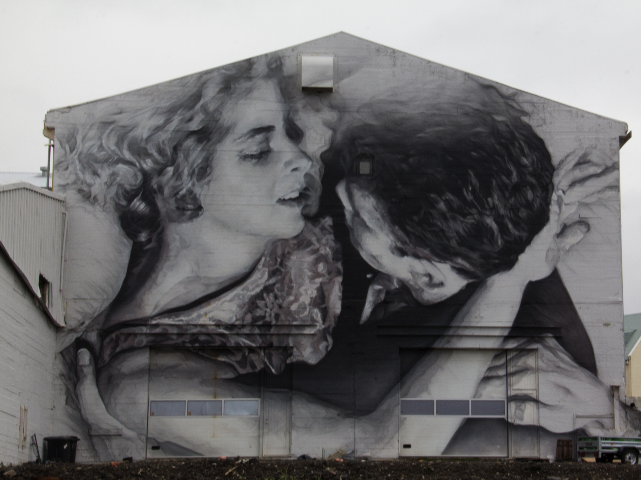     Victor Helfand, Lovers on a Wall, 2014

