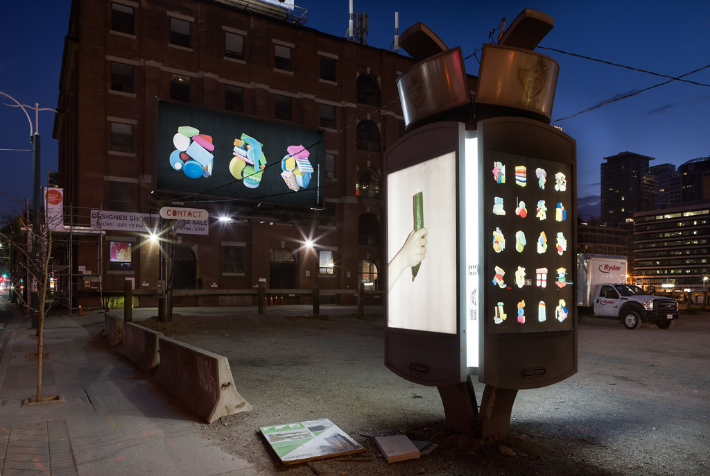     Installation view of , Productive Displacement, (L to R: Takhashi Suzuki, PUTPUT, Takhashi Suzuki) Â© Toni Hafkenscheid

