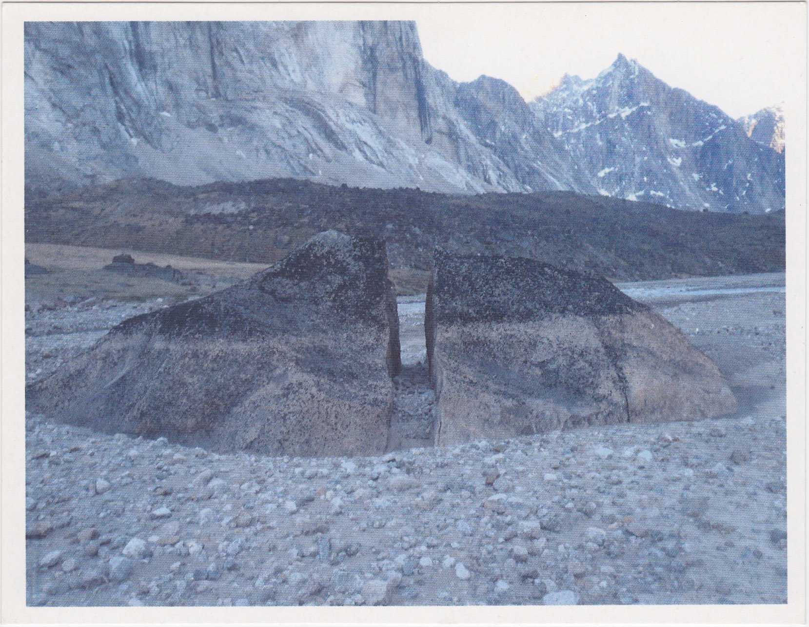     Martha Baillie, SchlÃ¶gel Archive, (installation detail â€“ postcard image photograph by Martha Baillie taken July 2010, Auyuittuq, Baffin Island) 

