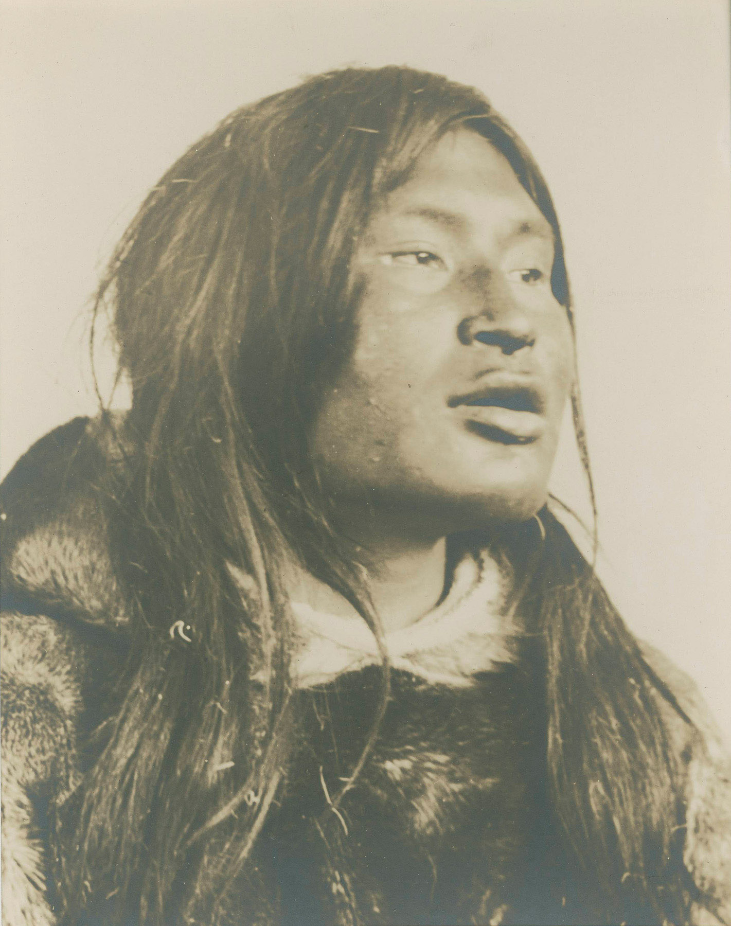     Lachlan T. Burwash, Portrait of man wearing fur, c.1925 From the collection of Neil David MacDonald

