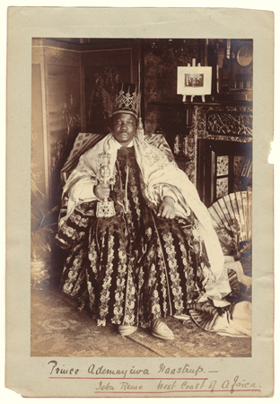     Francis W. Joaque (French), West African King, c1890 Courtesy of Archive of Modern Conflict, London

