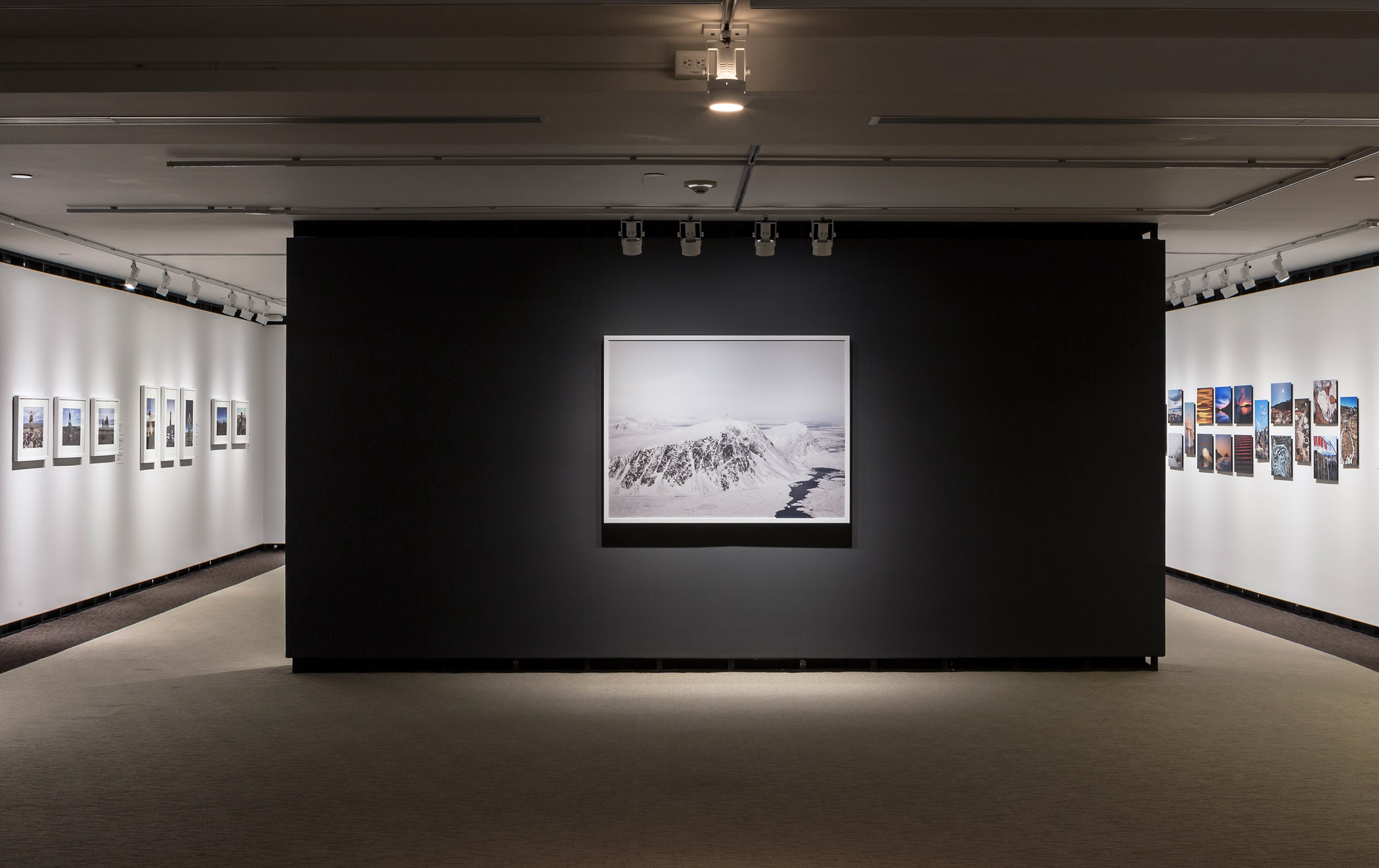     Installation view, Arctic Exposure: Photographs of Canada&#8217;s North, Norman Hallendy, Donovan Wylie, Jimmy Manning Photo Â© Toni Hafkenscheid

