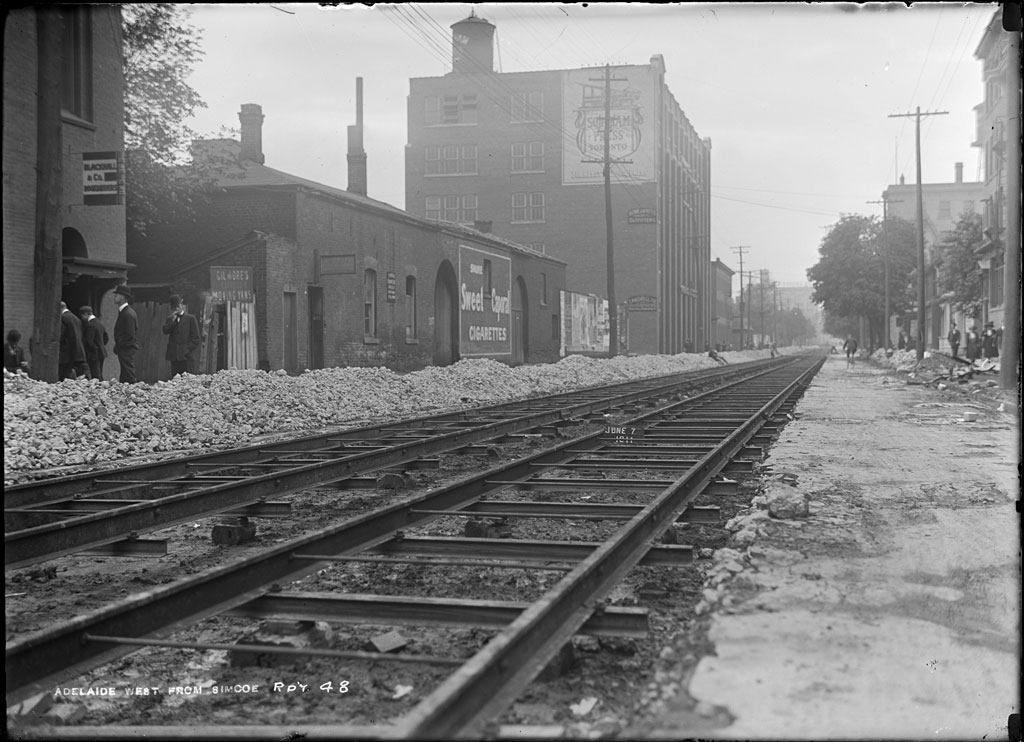     Arthur S. Goss, Track, June 7, 1911 City of Toronto Archives, series 372, subseries 58, item 48

