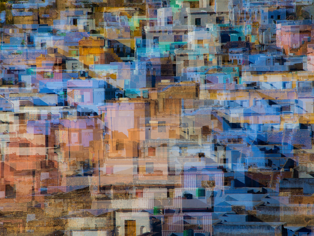     Pat Zuest, Rajasthan Cityscape, 2013 

