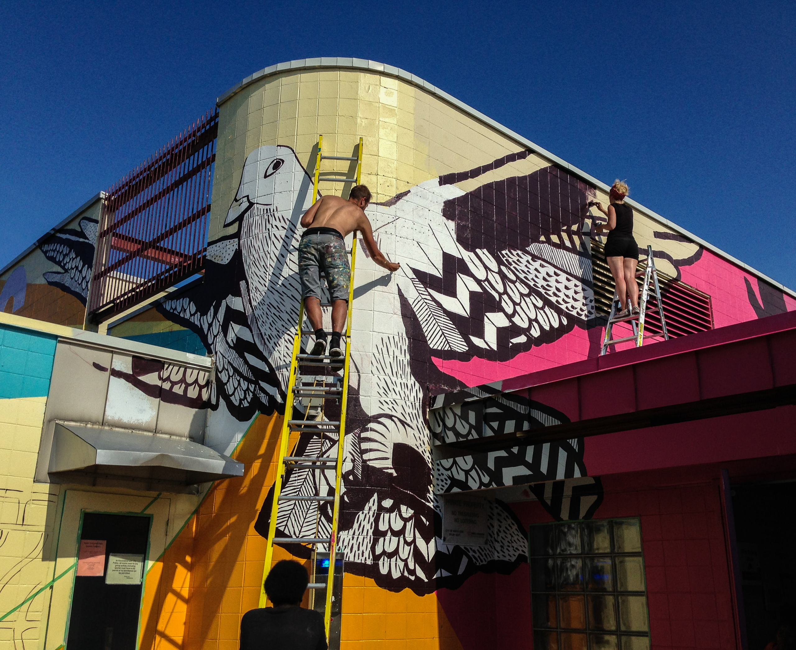     Deborah Barndt, ArtStarts Mural on Revitalization of Lawrence Heights, 2013 

