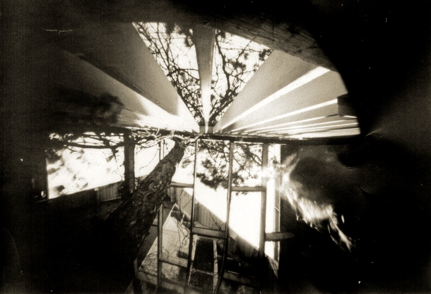     Peggy Taylor Reid, Pinhole 1 918 in May, 2011 

