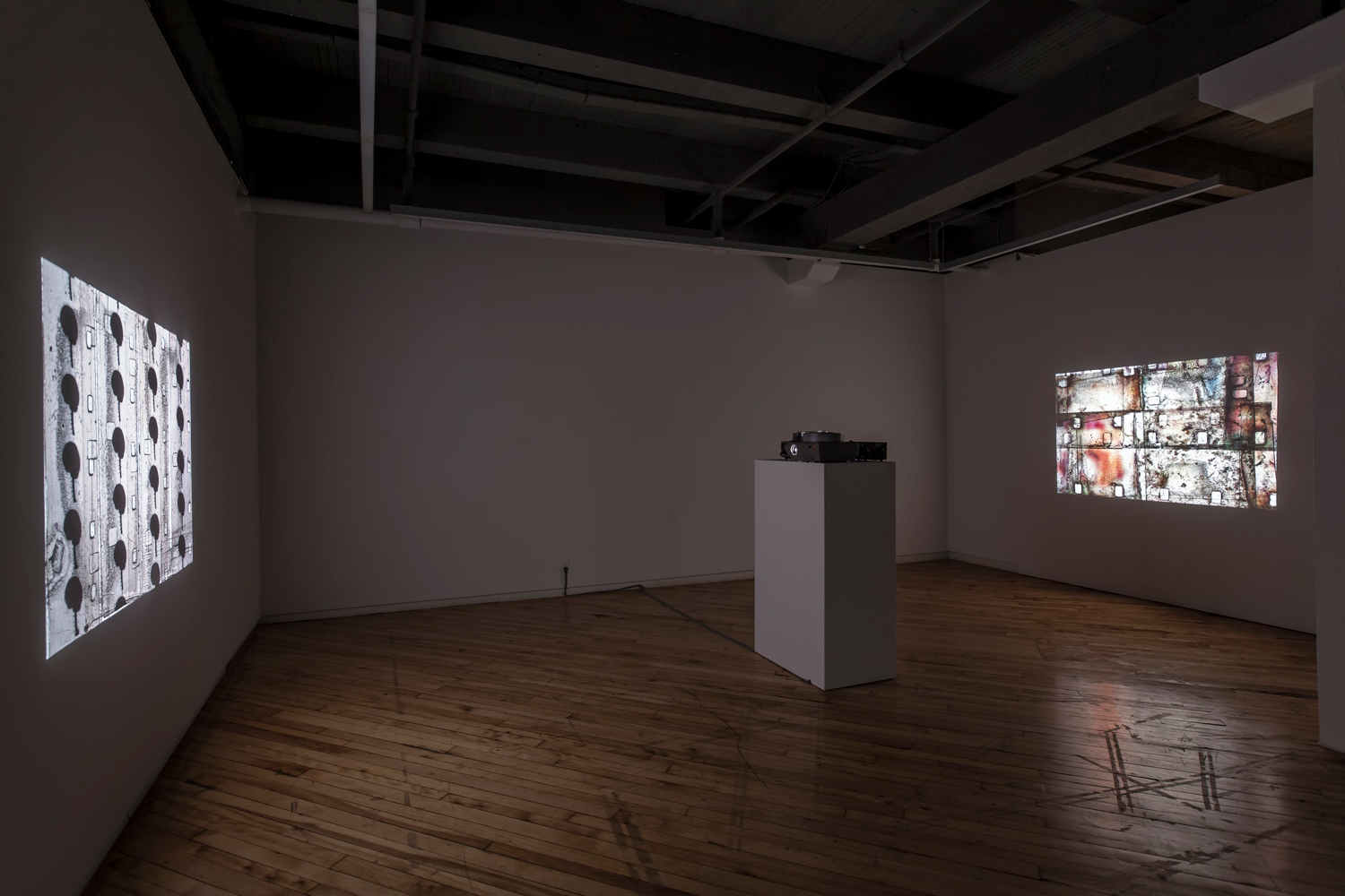     Installation view of Luther Price, Number 9 and Number 9 II, 2012

