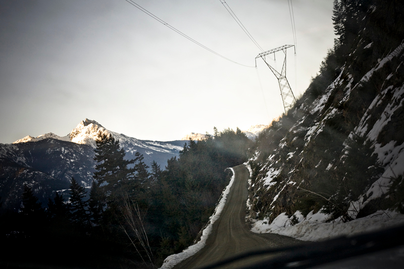     Installation view of Jonathan Taggart, In-SHUCK-ch Mountain &#038; Road, Samahquam IR 1, 2012

