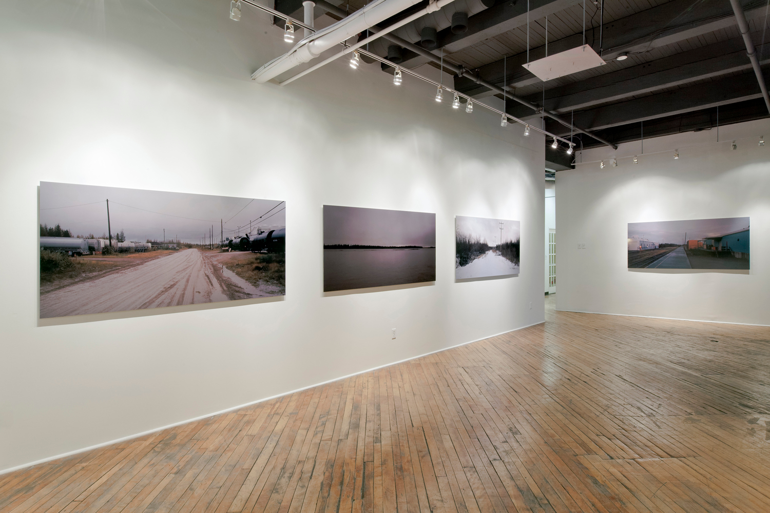     Installation view of Jesse Louttit, No Roads, 2012


