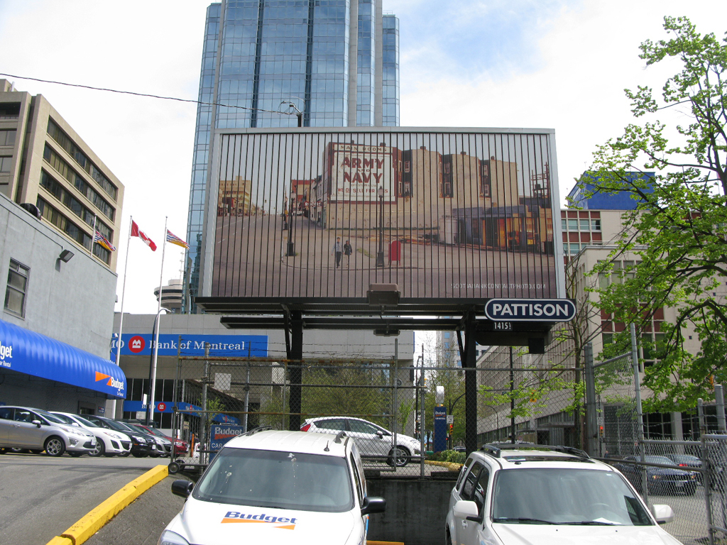     Fred Herzog, Cross- Canada Billboards, 2011 Image credit Jamie Bennett

