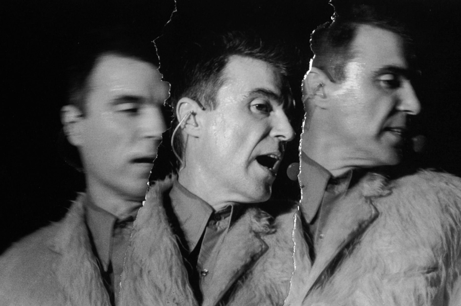     Paul Till, David Byrne 1998, Digital print from silverprint collage 16

