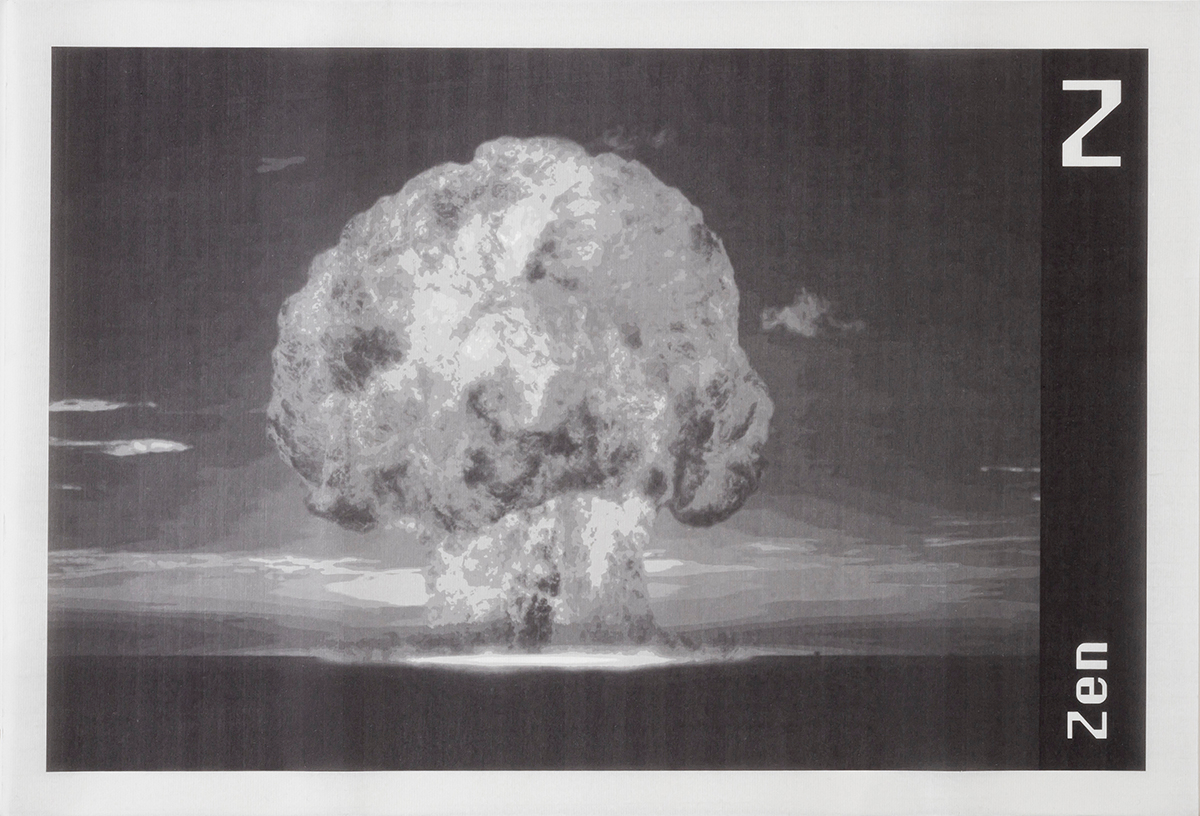     Ho Tam, The Yellow Pages, Z (Zen) A-bomb explosion, 2020.

