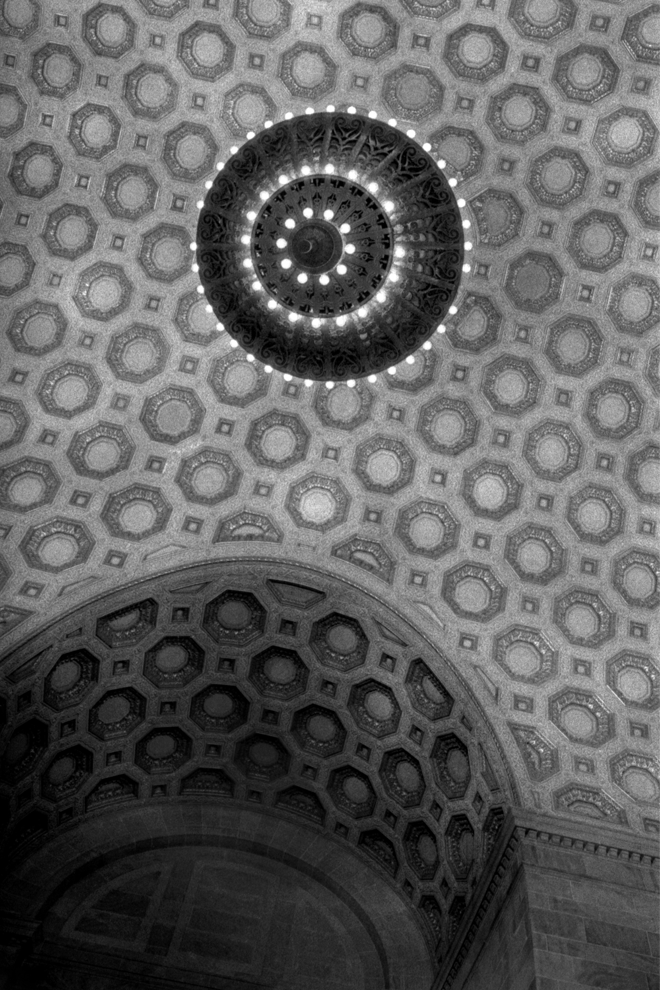     Paul Till, Commerce Court Banking Hall (detail), 2006, Digital print from neg, 50 x 18

